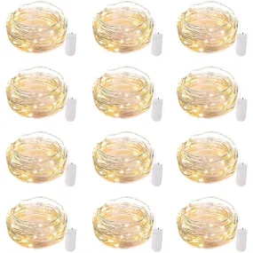 12-Pack: Led Fairy Lights Battery Operated String Lights