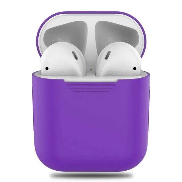 1PCS TPU Silicone Bluetooth Wireless Earphone Case For AirPods Protective Cover Skin Accessories for Apple Airpods Charging Box