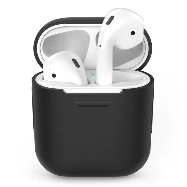 1PCS TPU Silicone Bluetooth Wireless Earphone Case For AirPods Protective Cover Skin Accessories for Apple Airpods Charging Box