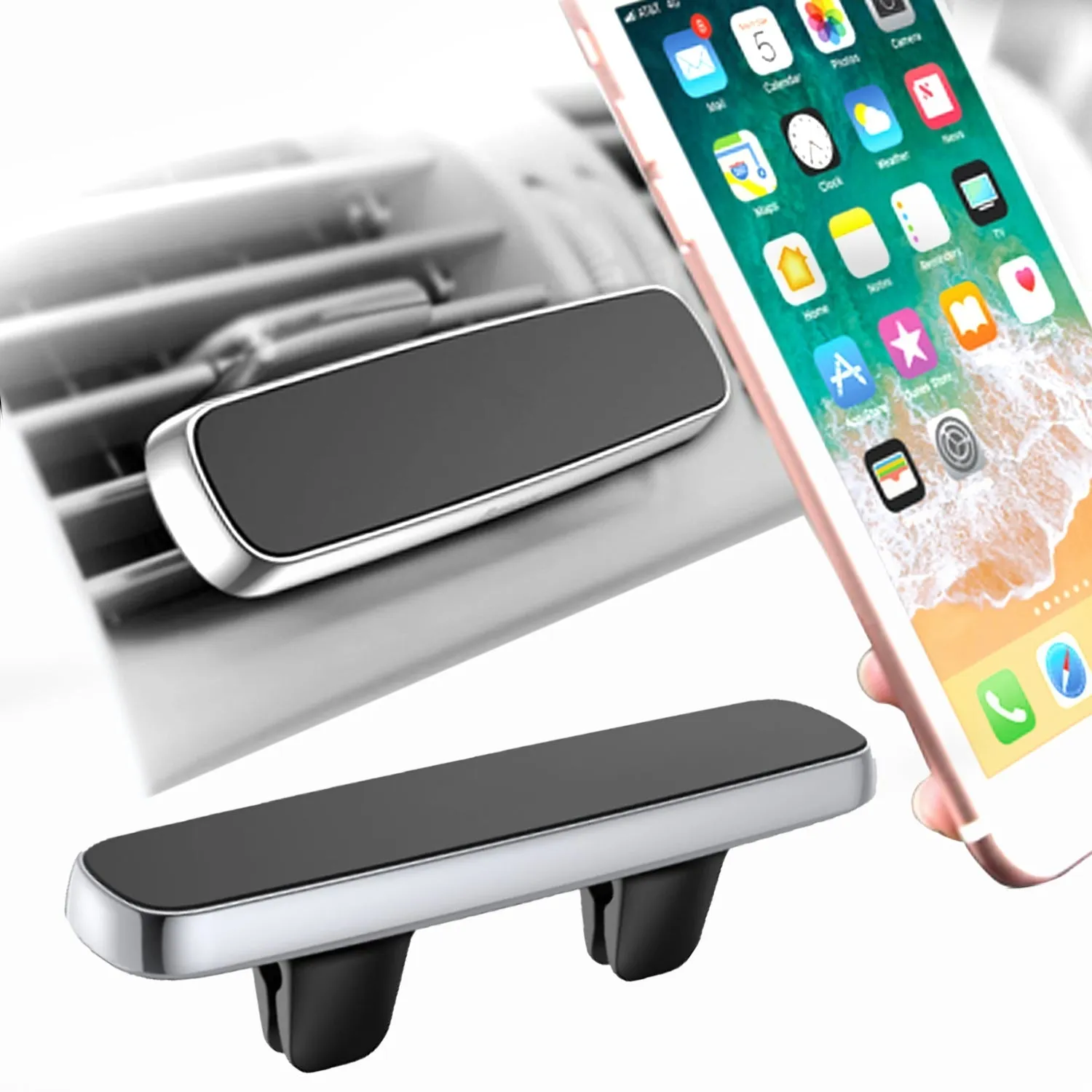 4698  Magnetic Car Phone Holder for Smartphone Mobile