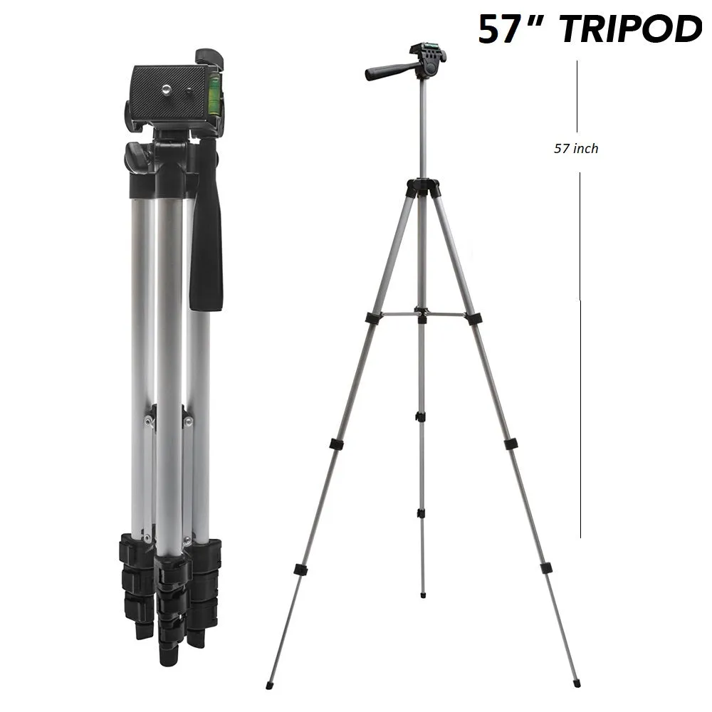 57 Inch Full Size Photo/Video Tripod