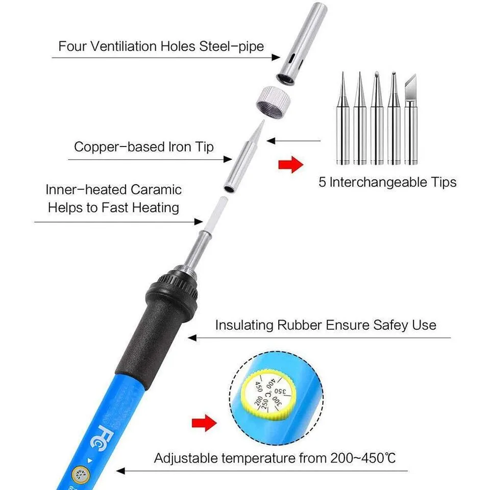 60W Soldering Iron Kit