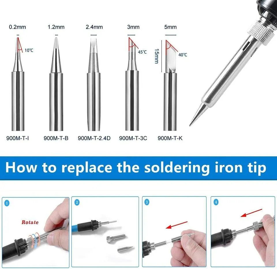 60W Soldering Iron Kit