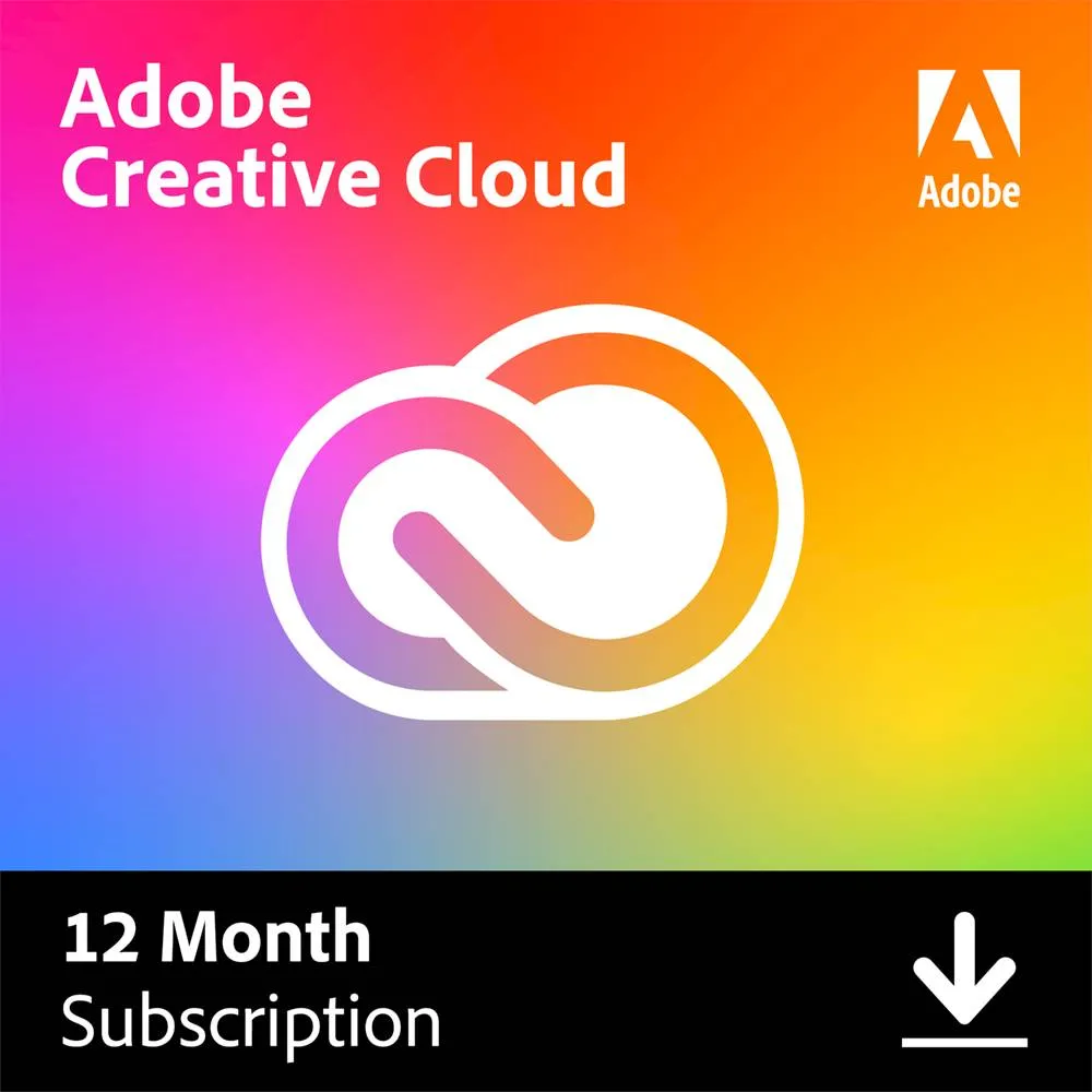 Adobe - Creative Cloud (1-Year Subscription) - Mac OS, Windows [Digital]