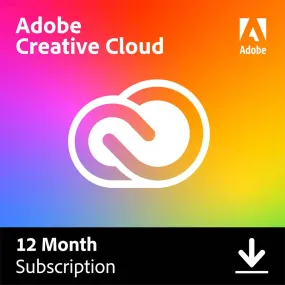 Adobe - Creative Cloud (1-Year Subscription) - Mac OS, Windows [Digital]