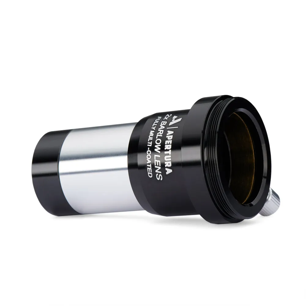 Apertura 2X 1.25" Barlow Lens with Integrated T2 Thread - 2XB1T