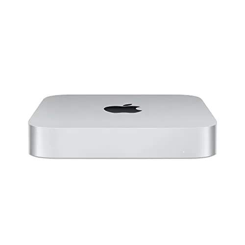 Apple 2023 Mac Mini Desktop Computer M2 chip with 8‑core CPU and 10‑core GPU, 8GB Unified Memory, 256GB SSD Storage, Gigabit Ethernet. Works with iPhone/iPad