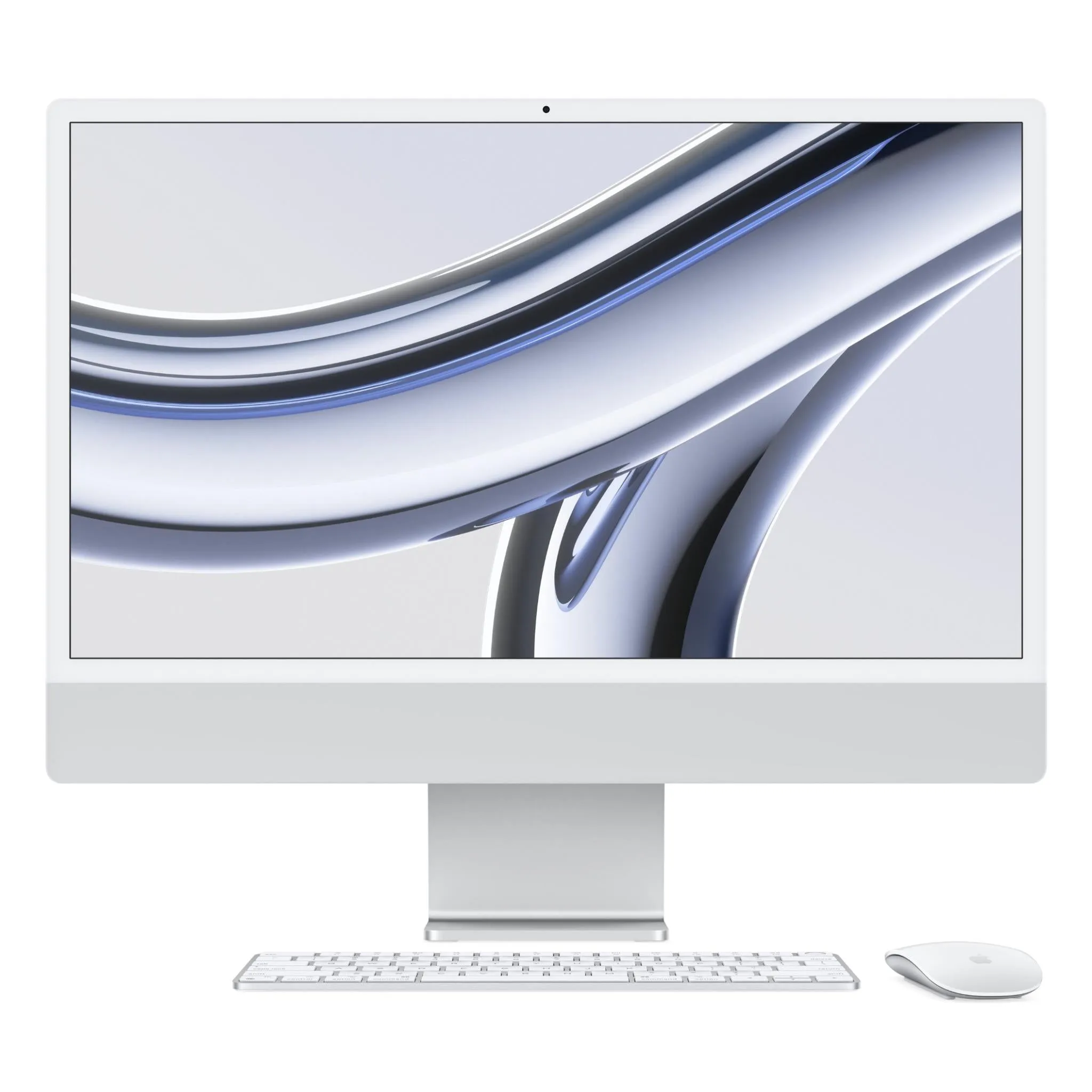 Apple iMac with Retina 4.5K Display 24-inch, M3 Chip 10-core GPU 256GB (Silver)[2023]