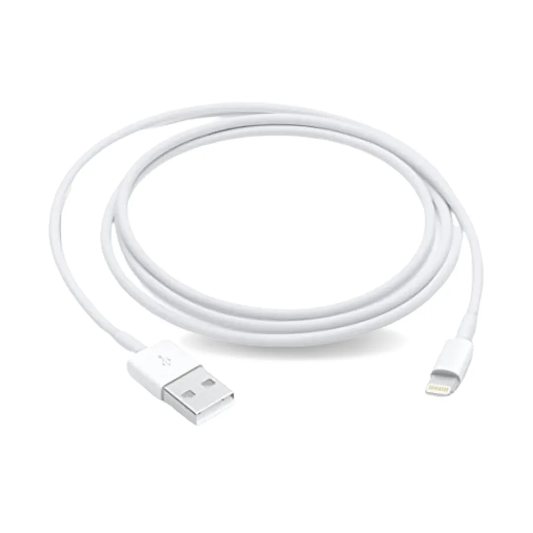 Apple iPhone 6S Mobile Charger With Lightning To Usb Charge and Data Sync Lightning Cable 1M White