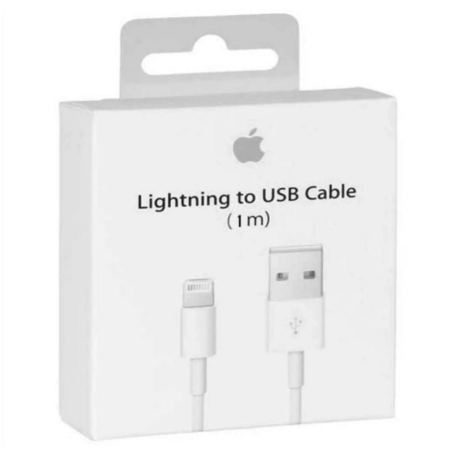 Apple iPhone X Lightning To Usb Charge and Data Sync Lightning Cable 1M White