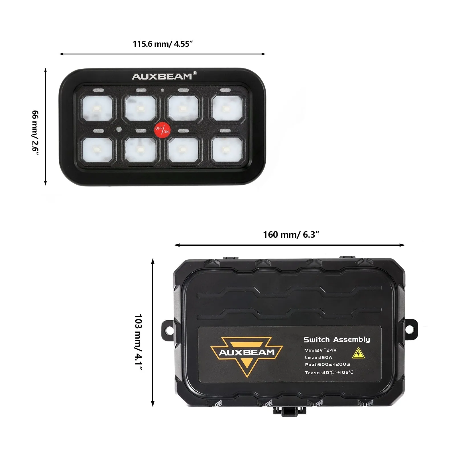 AR-800 RGB SWITCH PANEL WITH APP, TOGGLE/ MOMENTARY/ PULSED MODE SUPPORTED