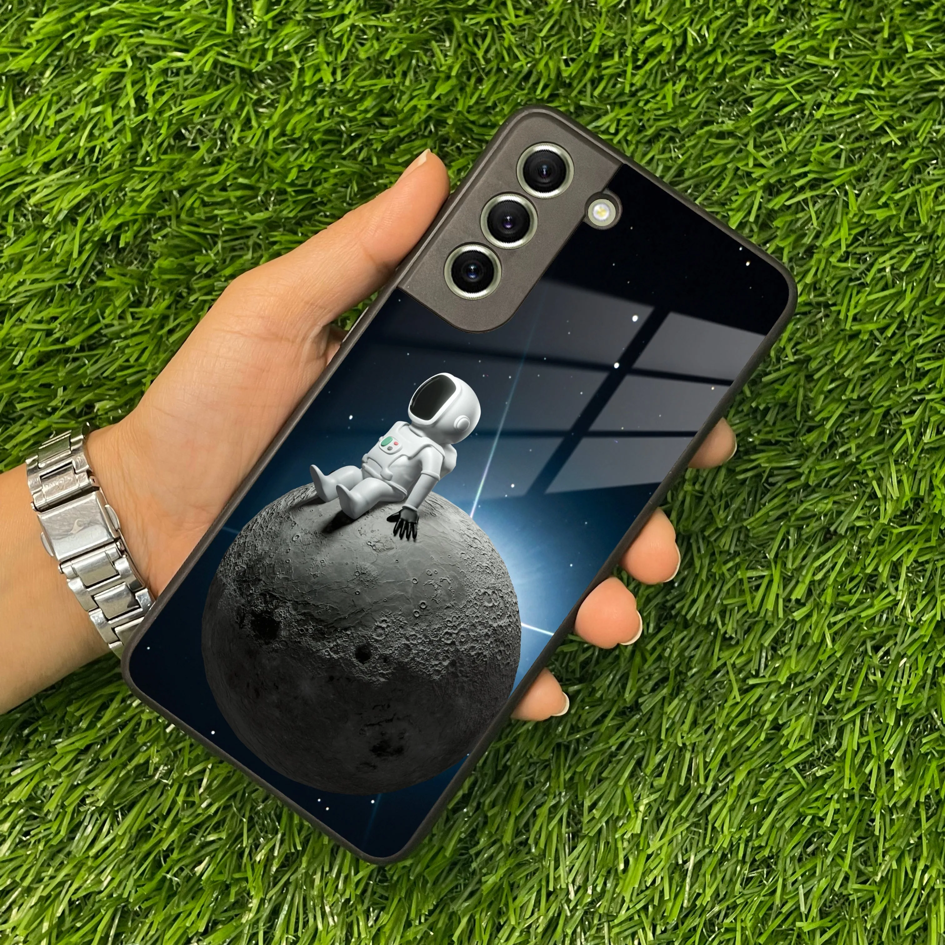 Astronod Moon Glass Case Cover For Samsung