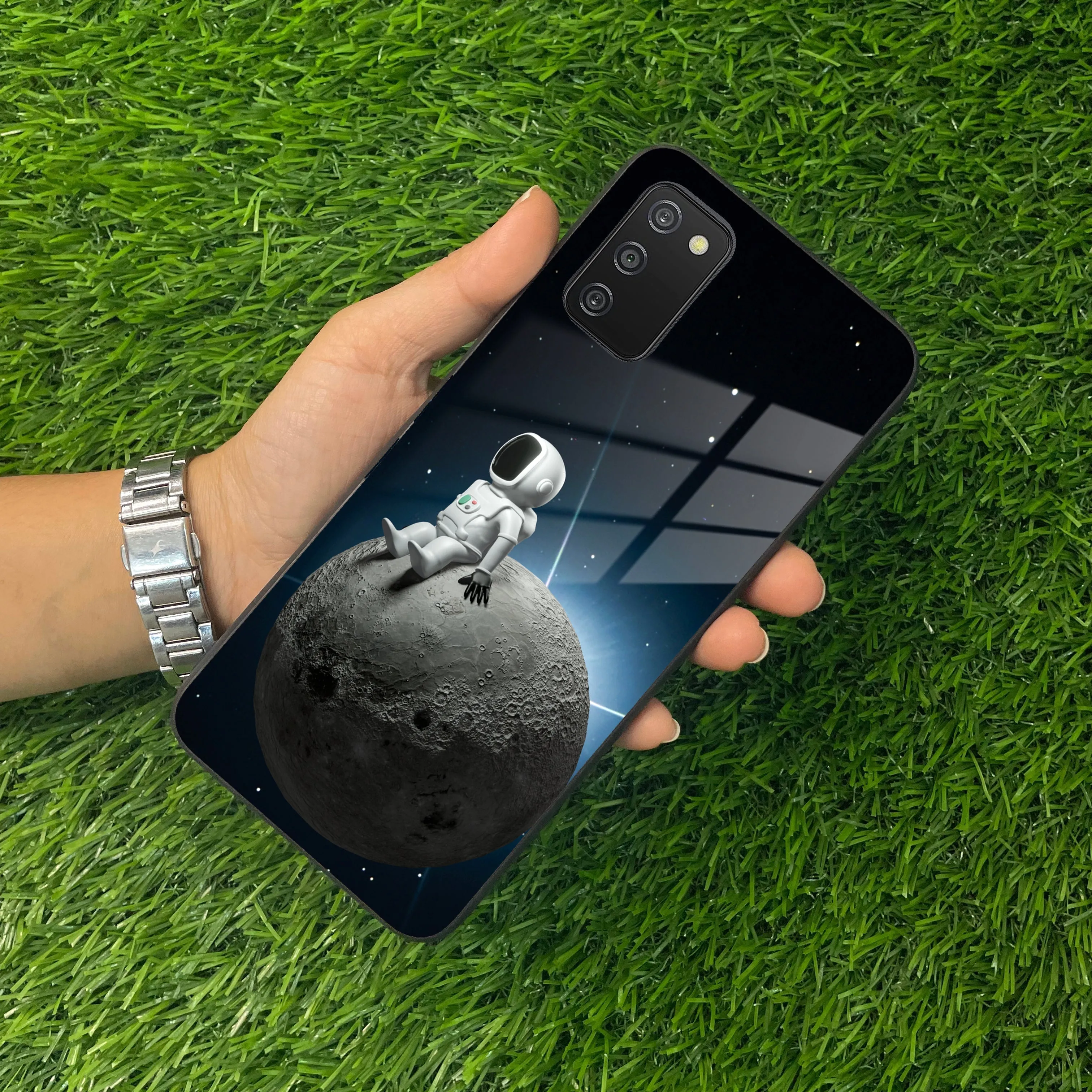 Astronod Moon Glass Case Cover For Samsung