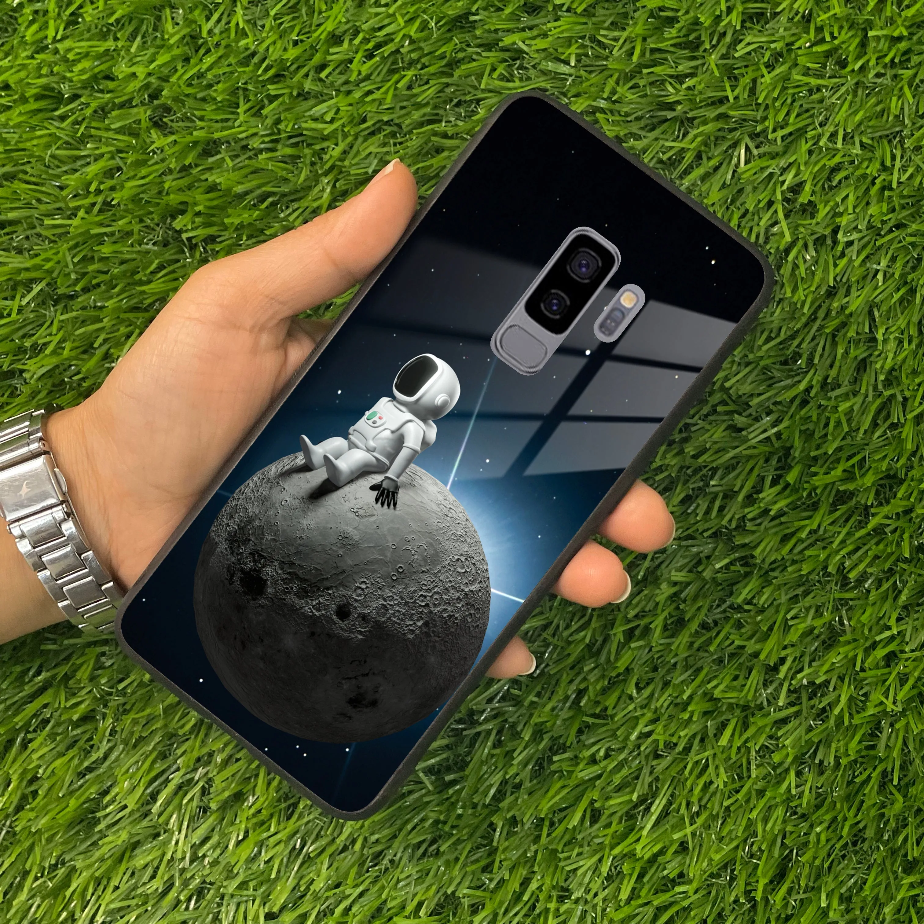 Astronod Moon Glass Case Cover For Samsung