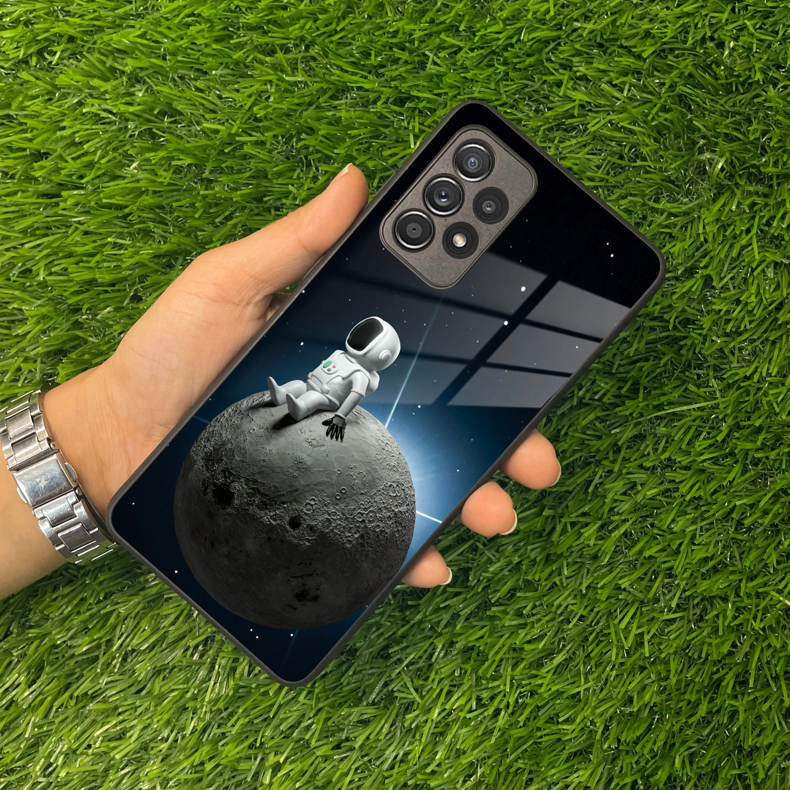 Astronod Moon Glass Case Cover For Samsung