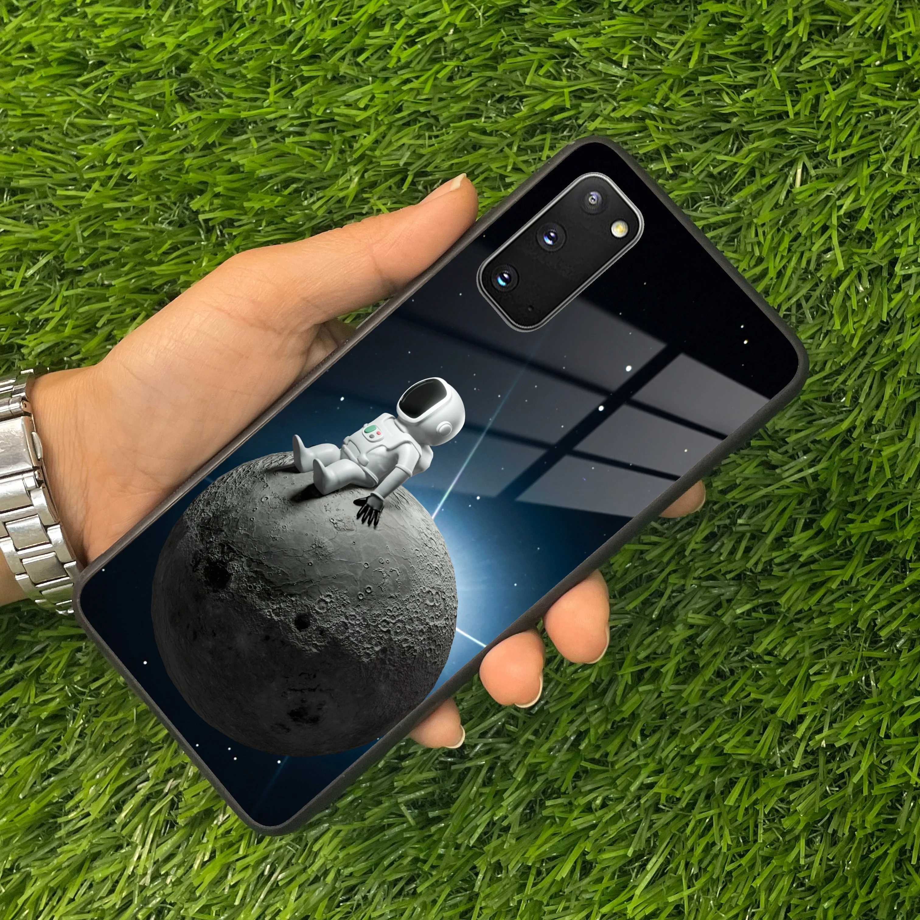 Astronod Moon Glass Case Cover For Samsung