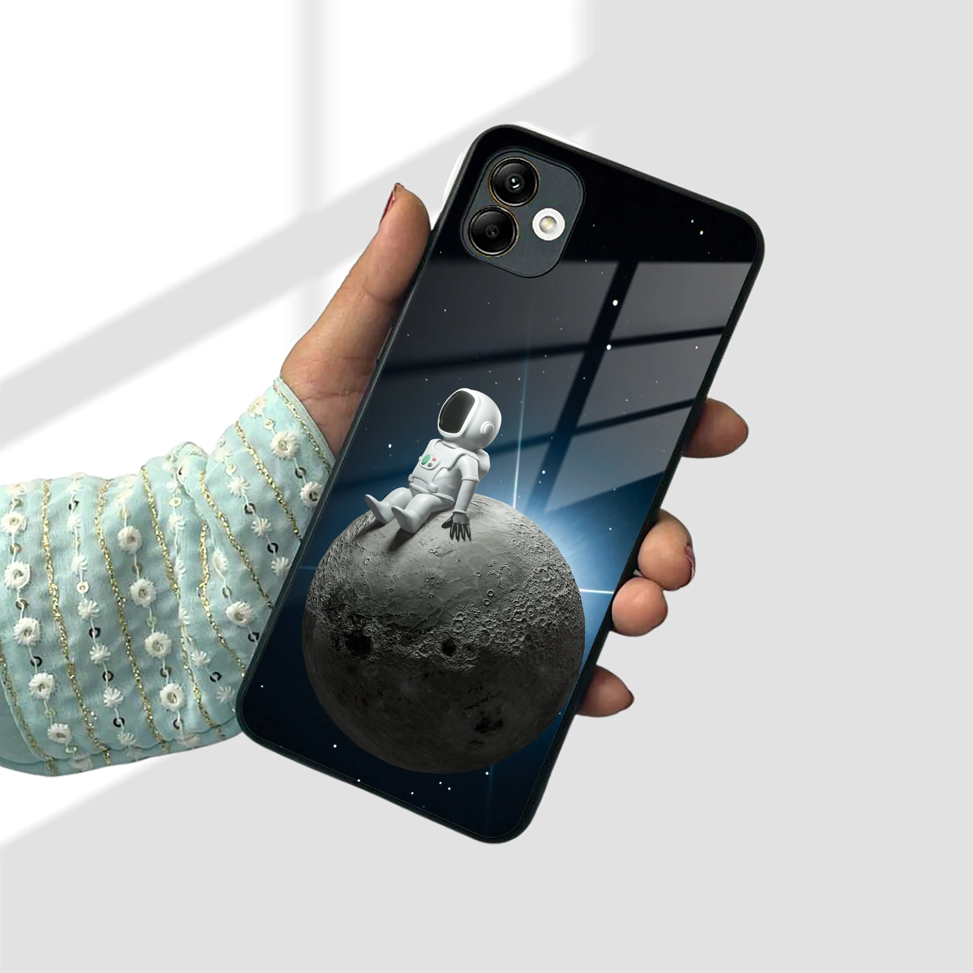 Astronod Moon Glass Case Cover For Samsung