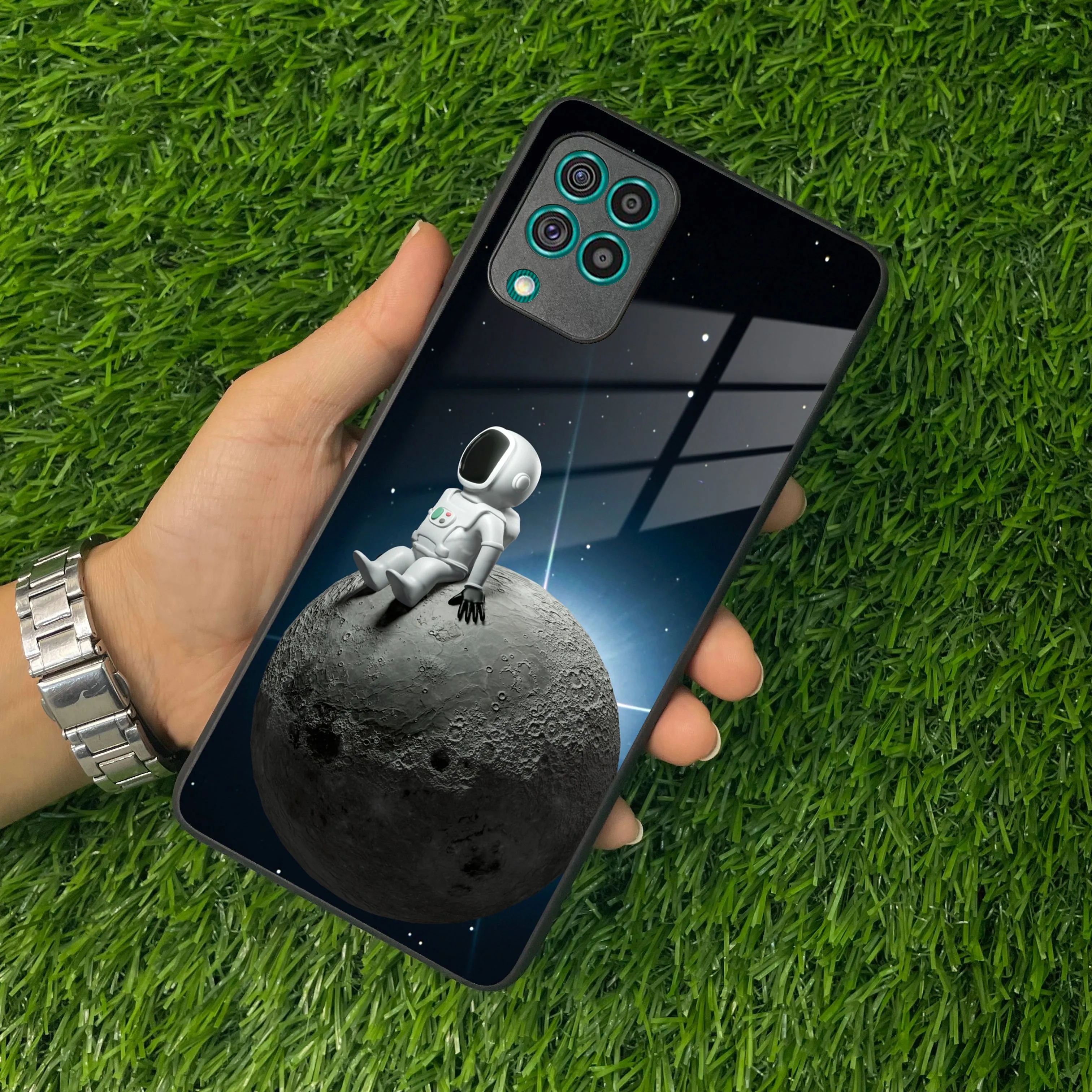 Astronod Moon Glass Case Cover For Samsung