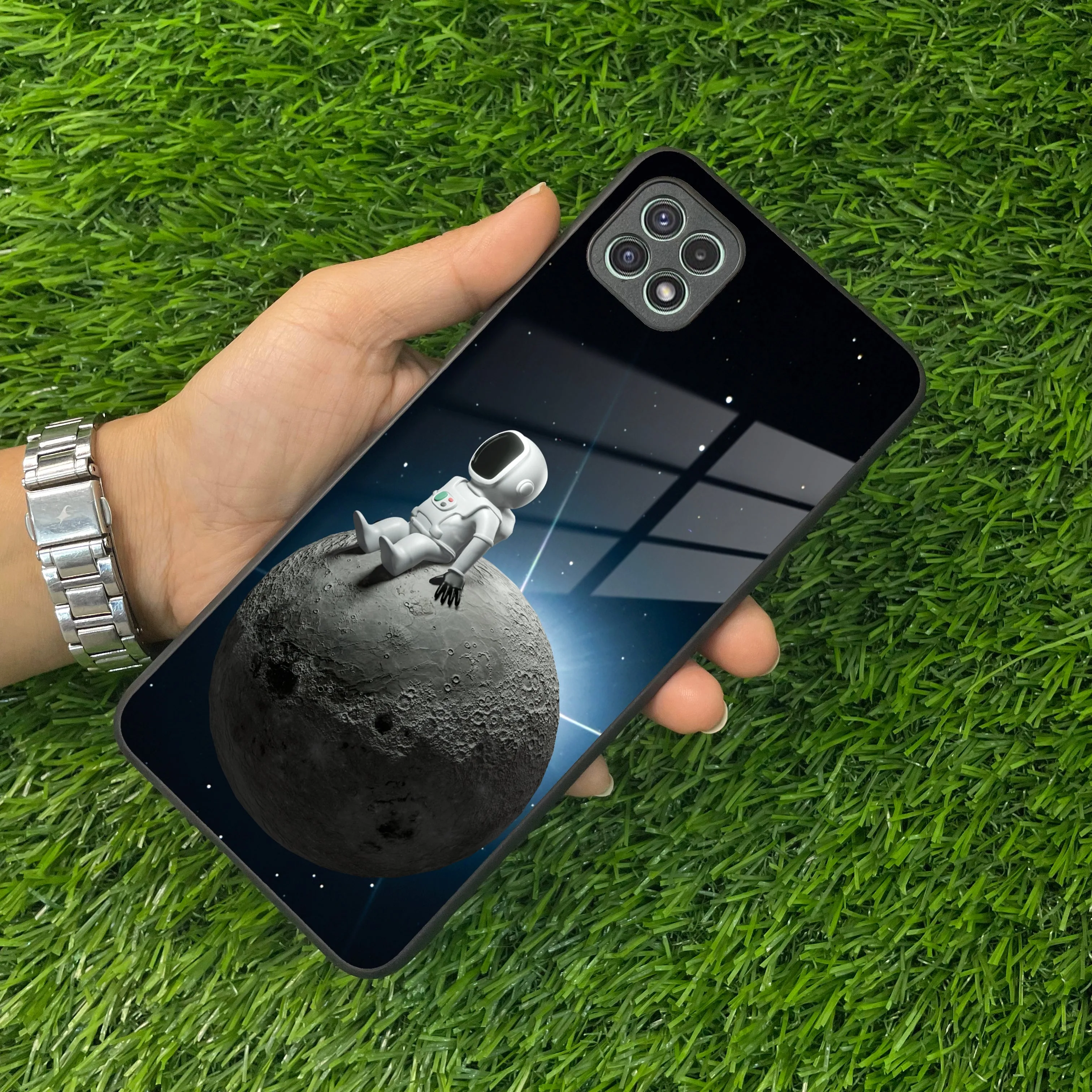 Astronod Moon Glass Case Cover For Samsung