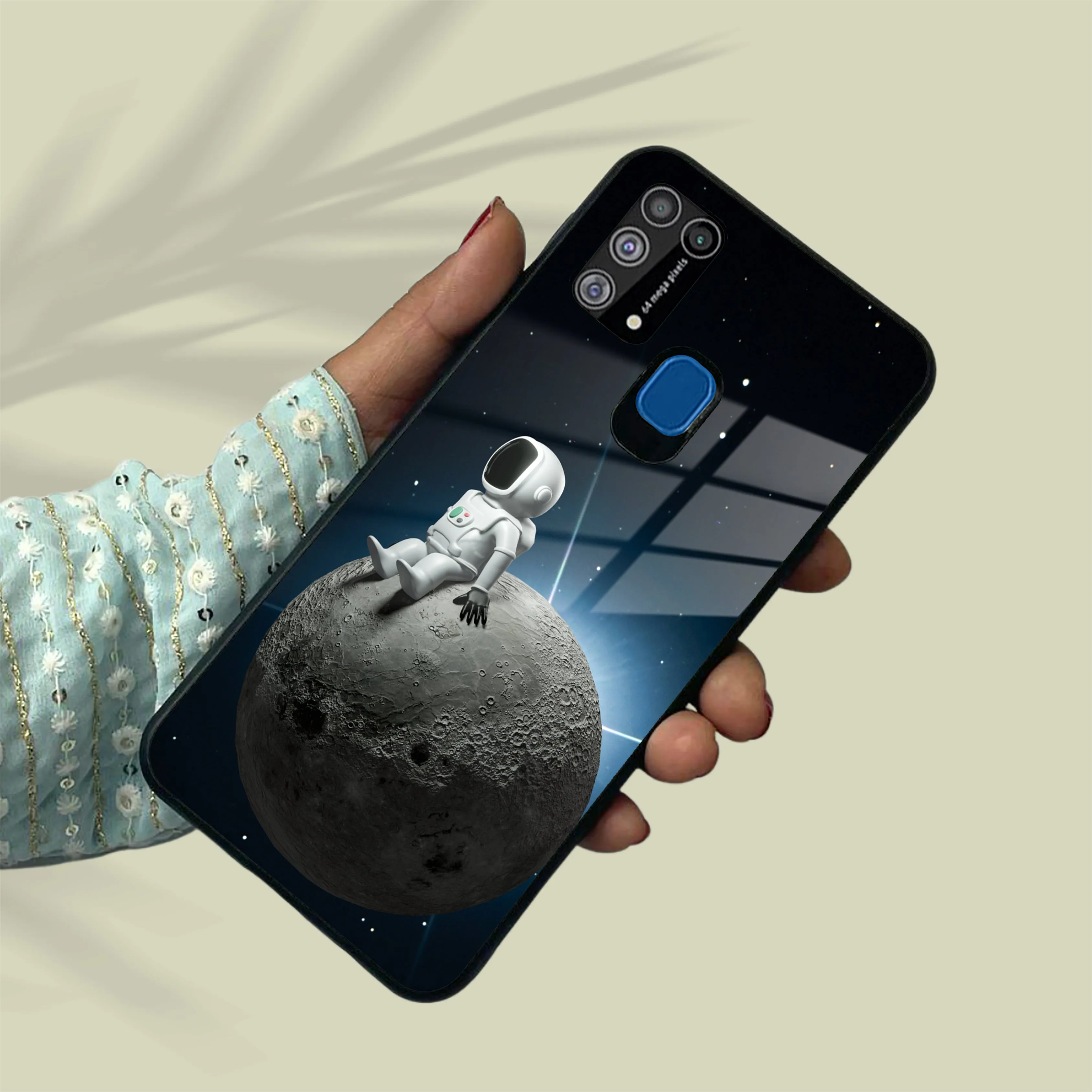 Astronod Moon Glass Case Cover For Samsung