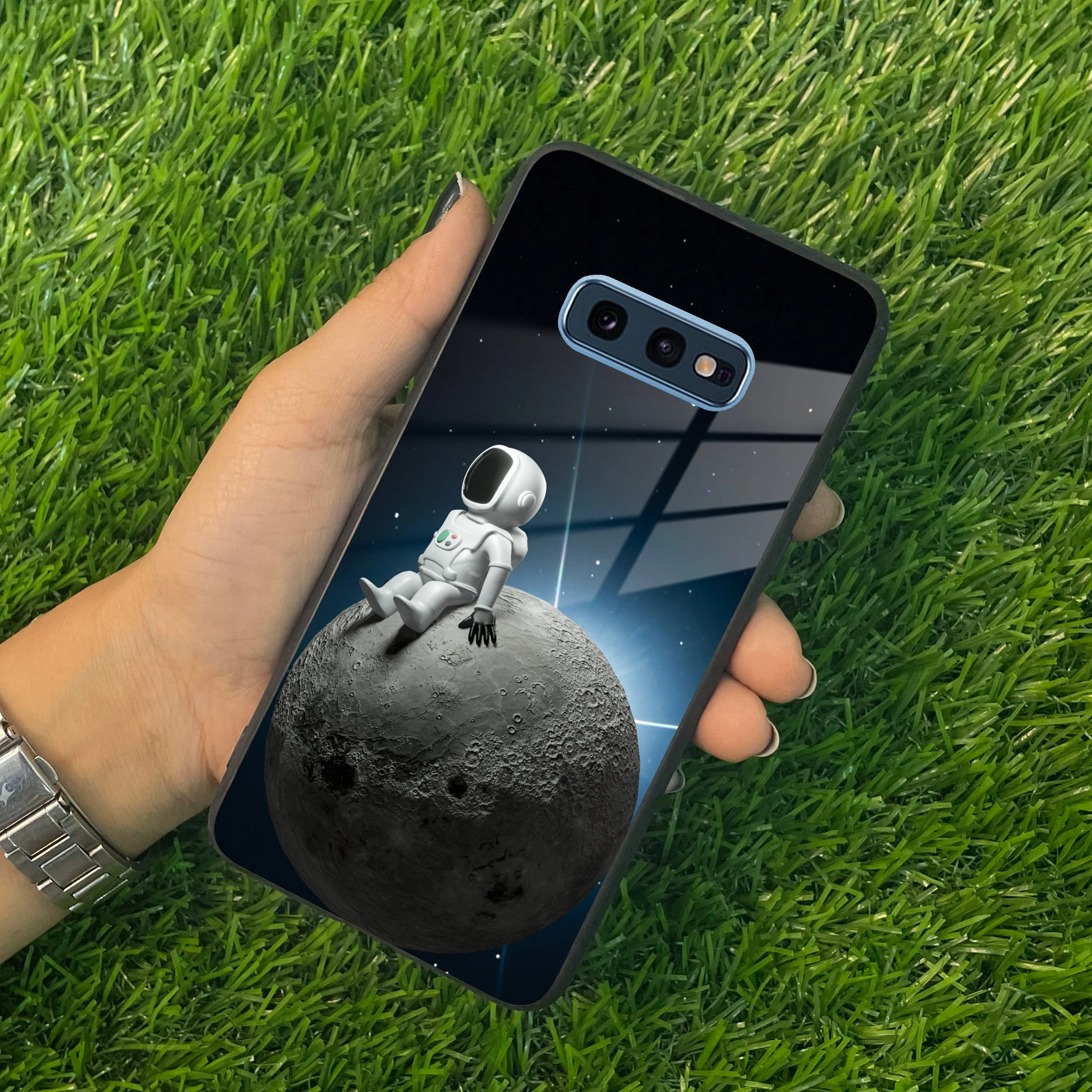 Astronod Moon Glass Case Cover For Samsung