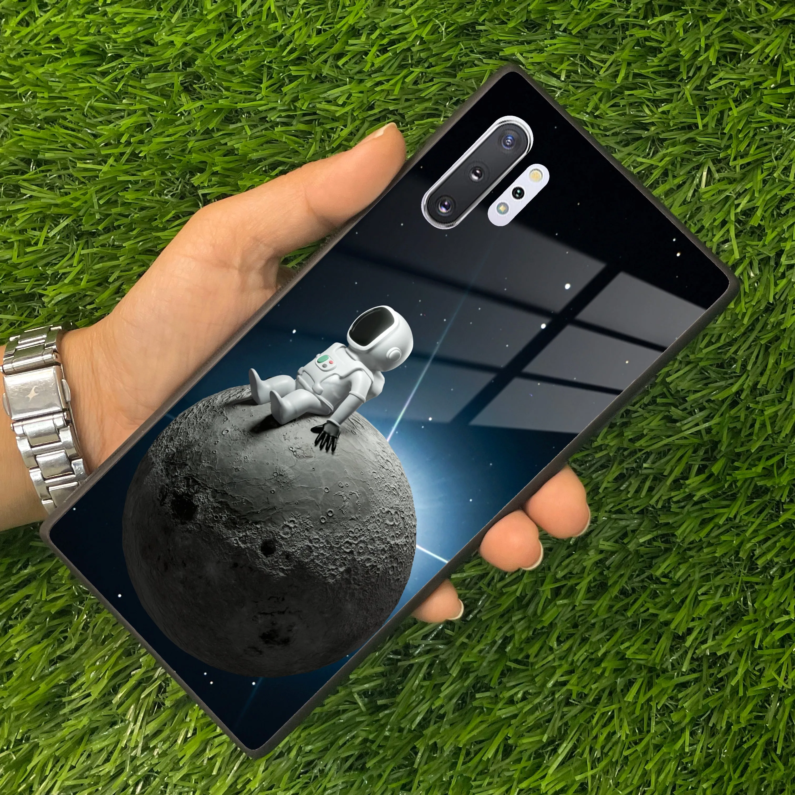 Astronod Moon Glass Case Cover For Samsung