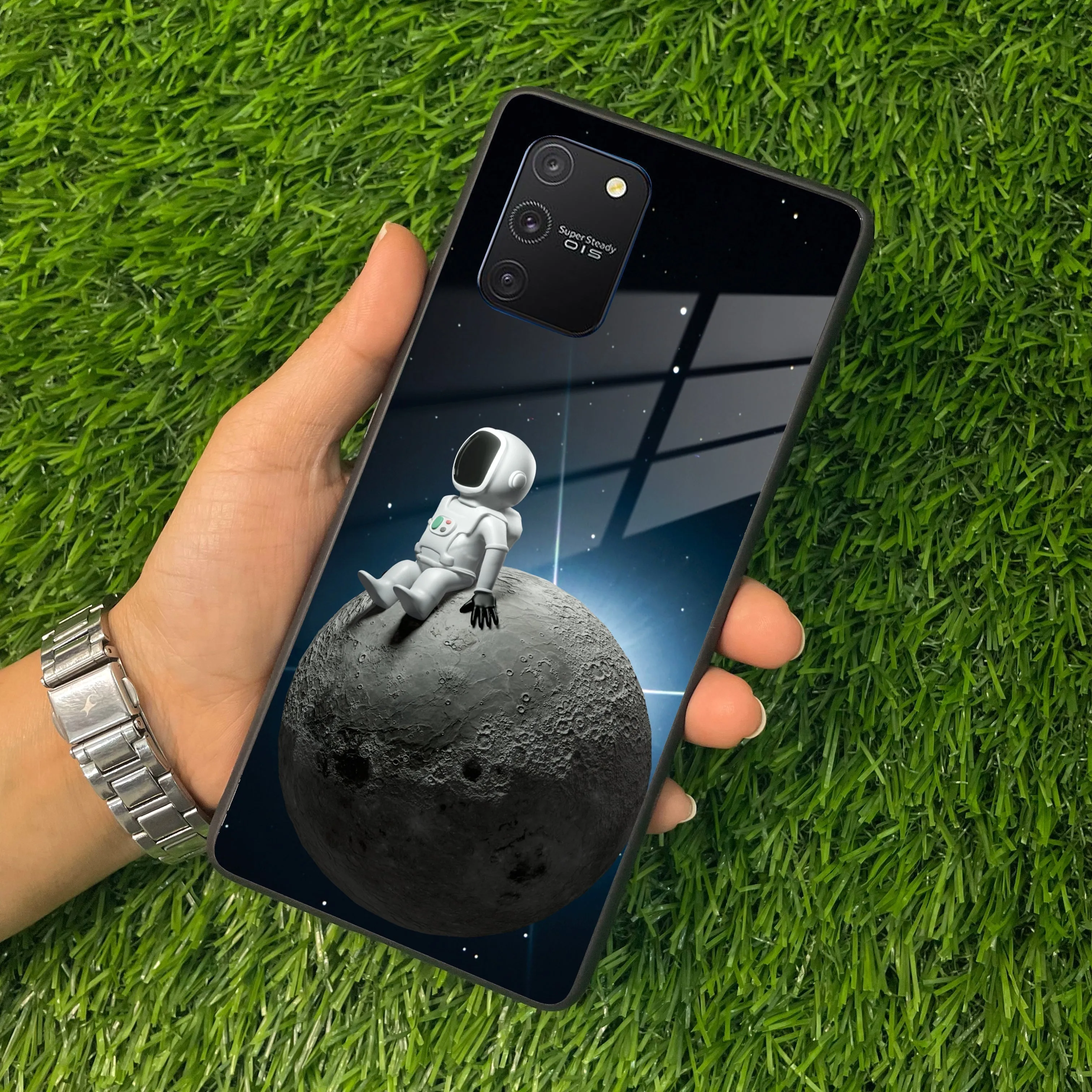 Astronod Moon Glass Case Cover For Samsung