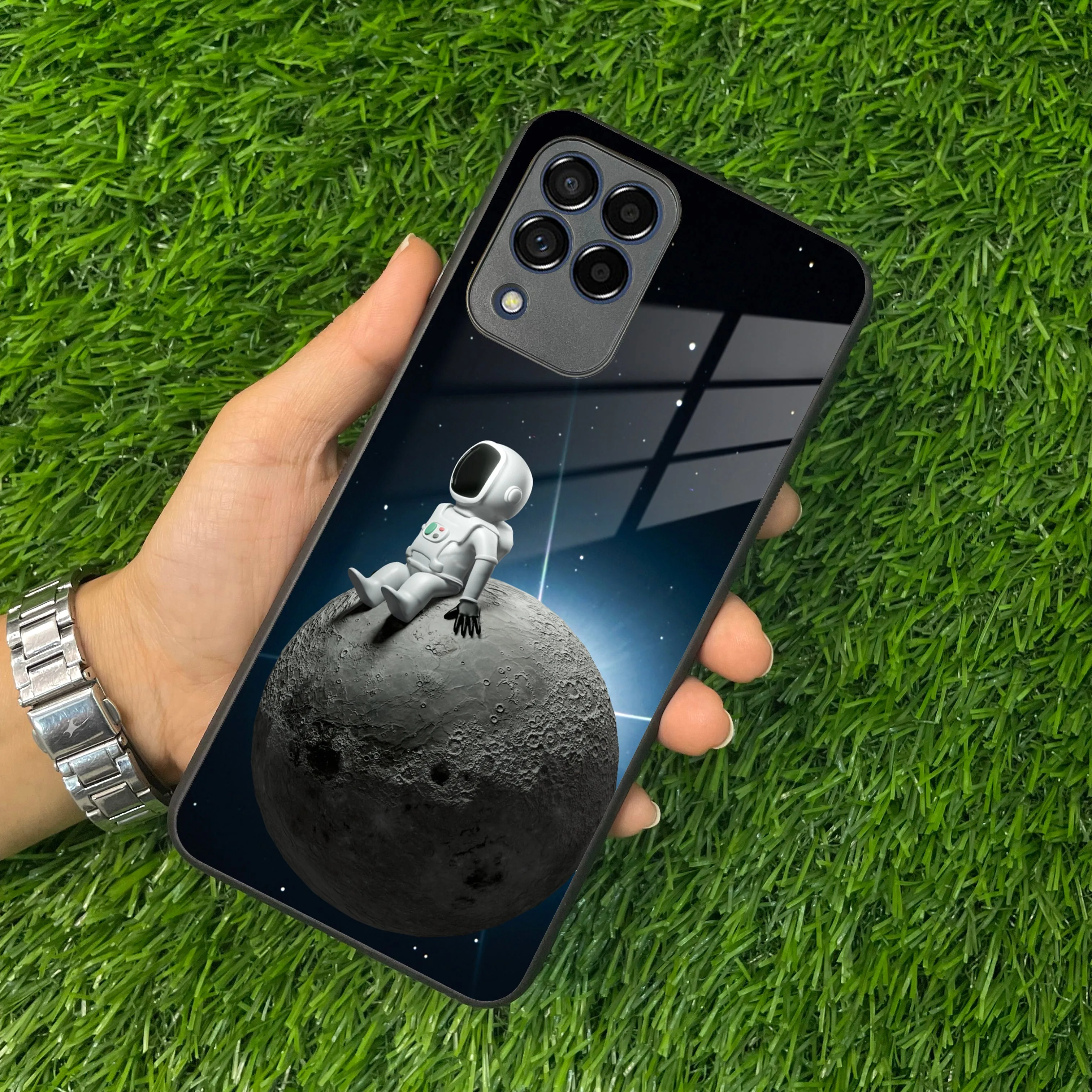 Astronod Moon Glass Case Cover For Samsung