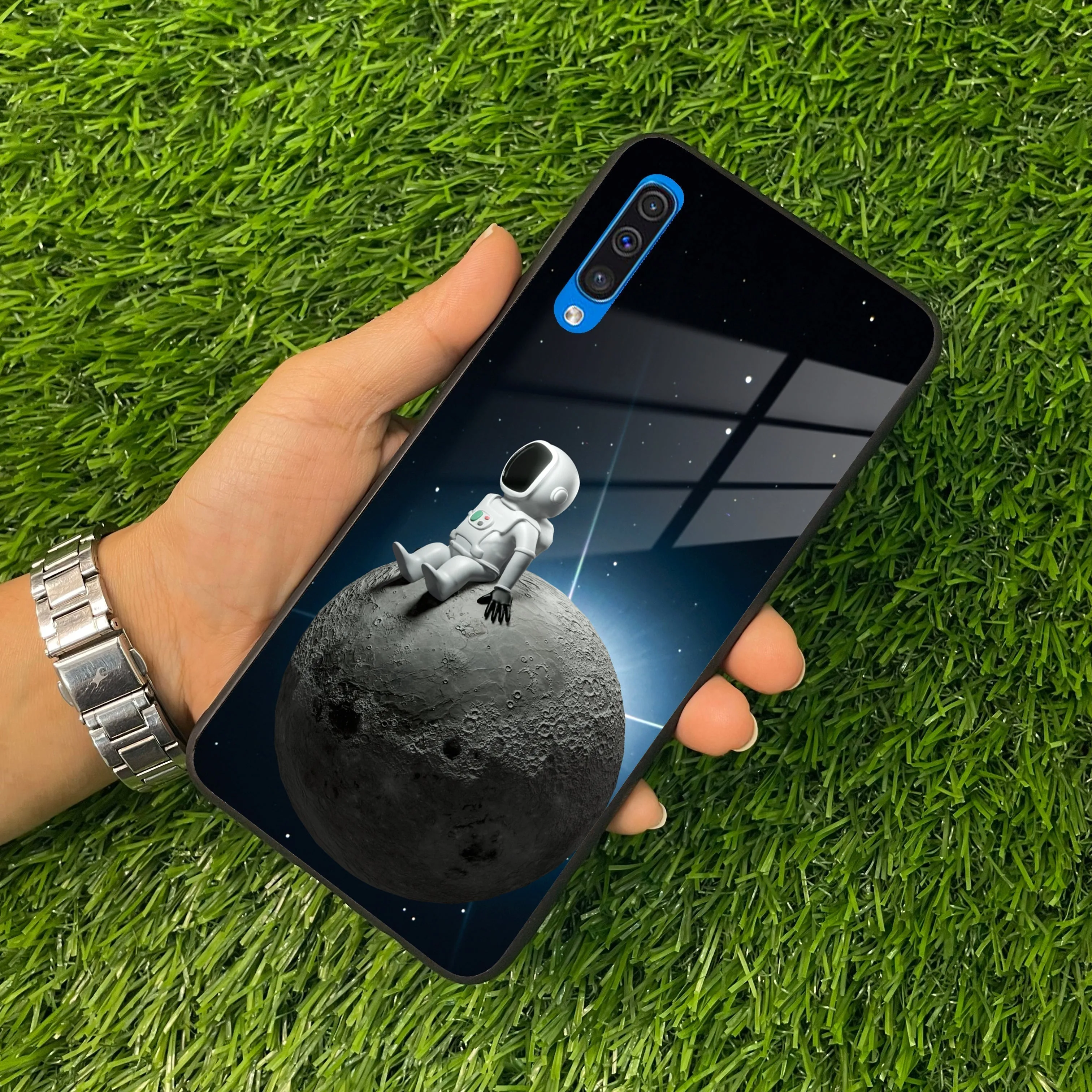 Astronod Moon Glass Case Cover For Samsung