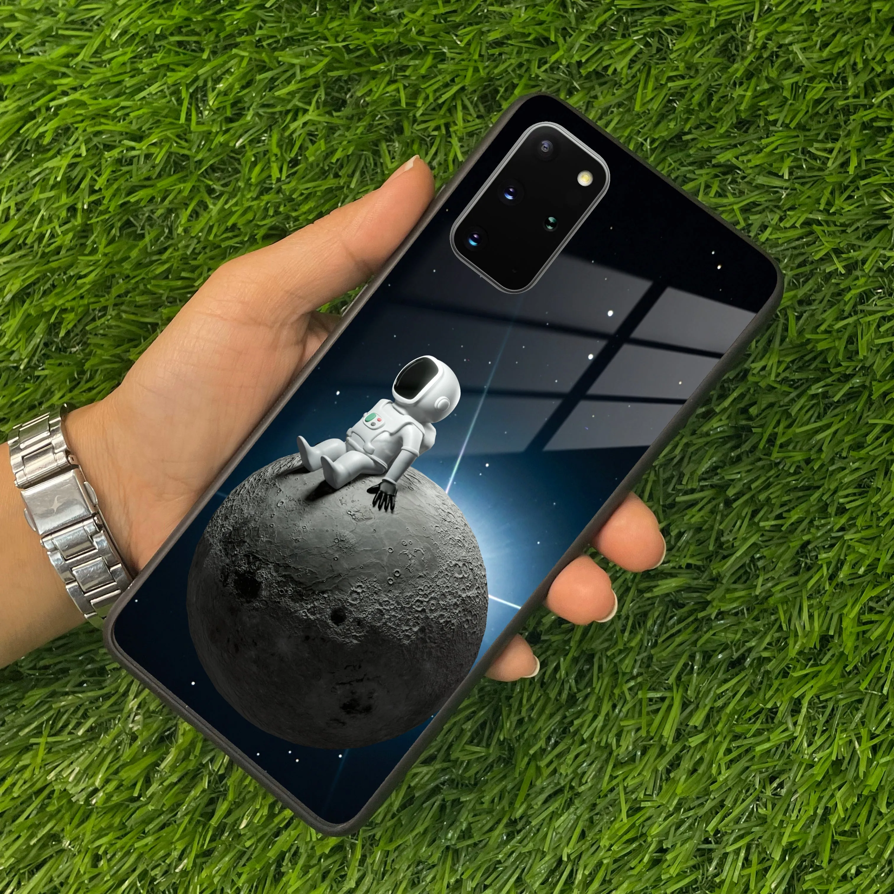 Astronod Moon Glass Case Cover For Samsung