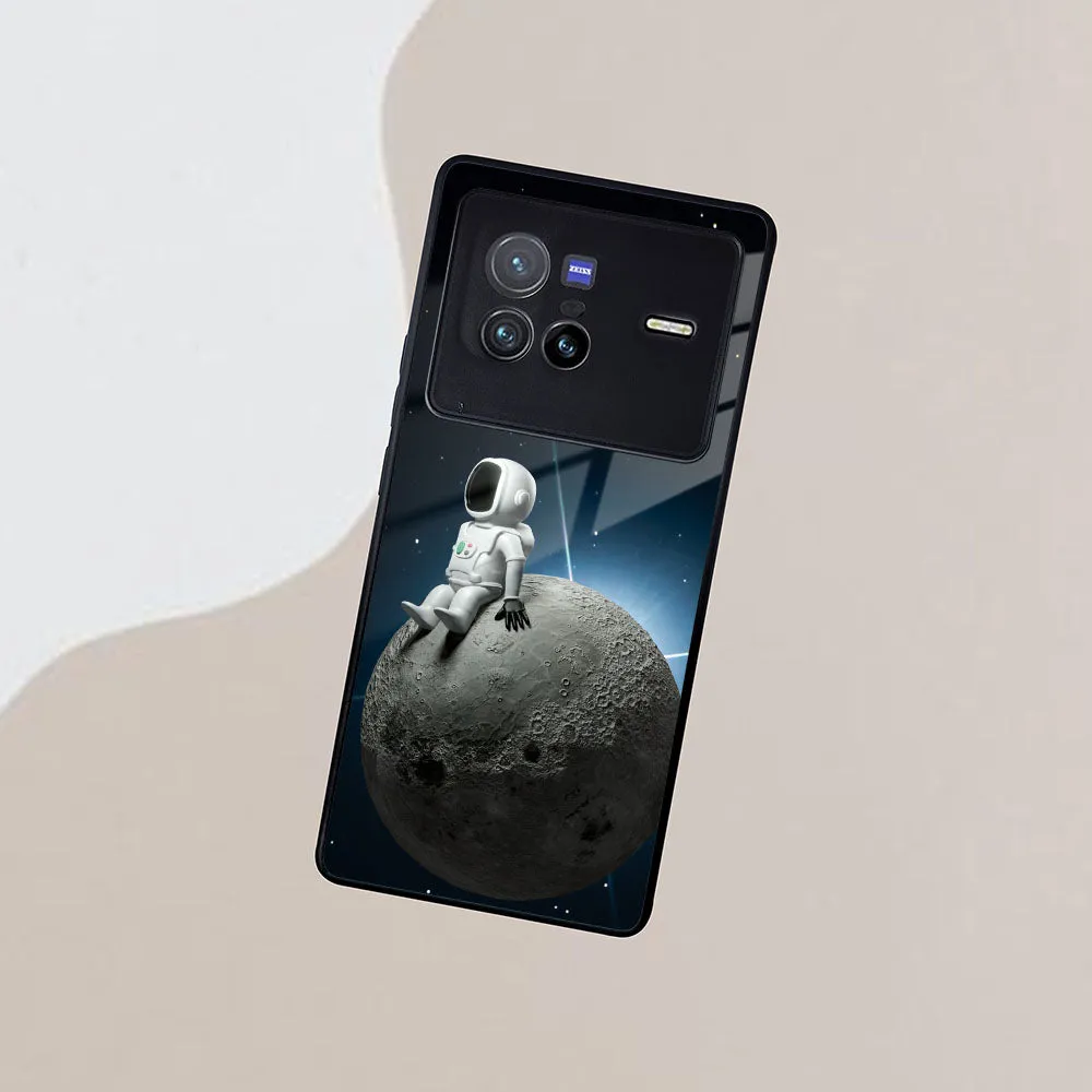 Astronod Moon Glass Case Cover For Vivo