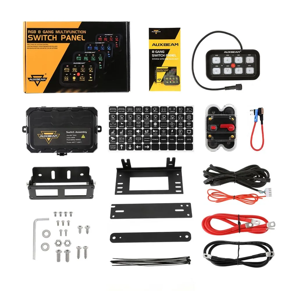 Auxbeam - AR-800 Multifunction RGB Switch Panel with Bluetooth Controlled