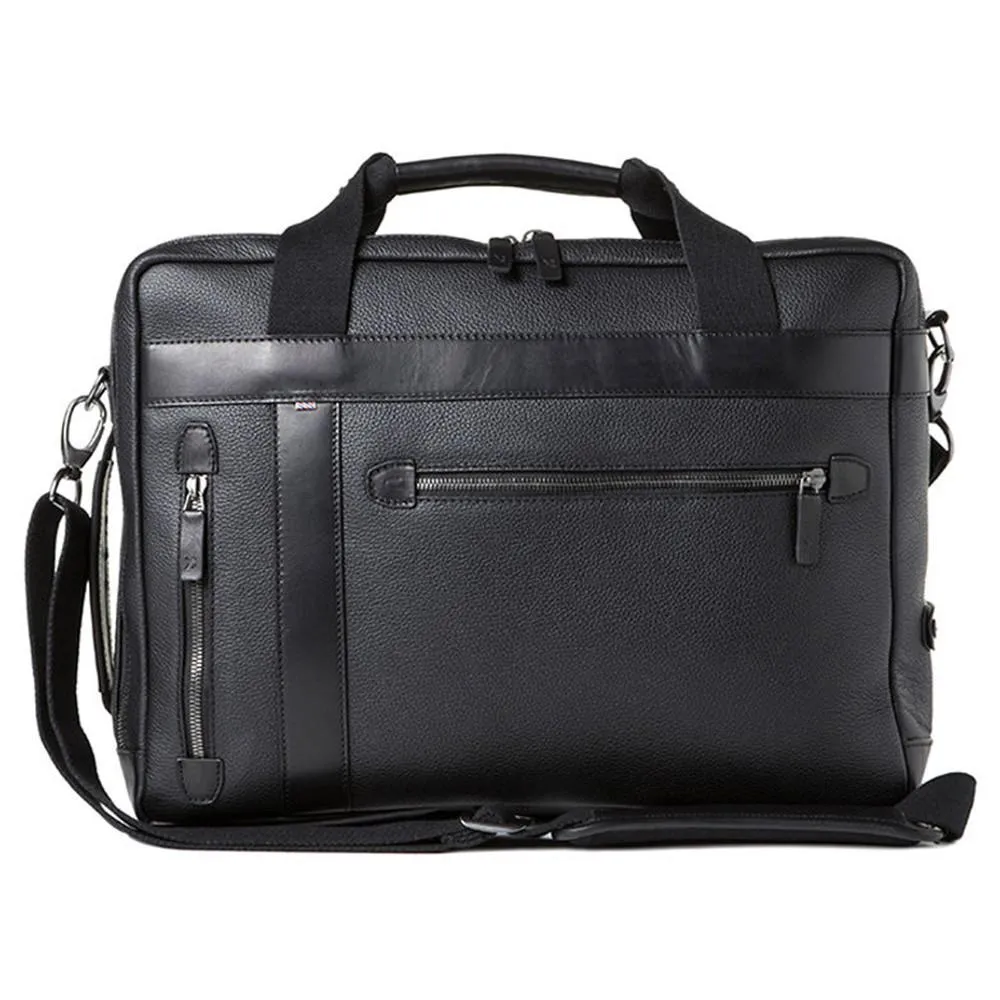 Barber Shop "Undercut" Convertible Camera Bag (Grained Leather, Black)