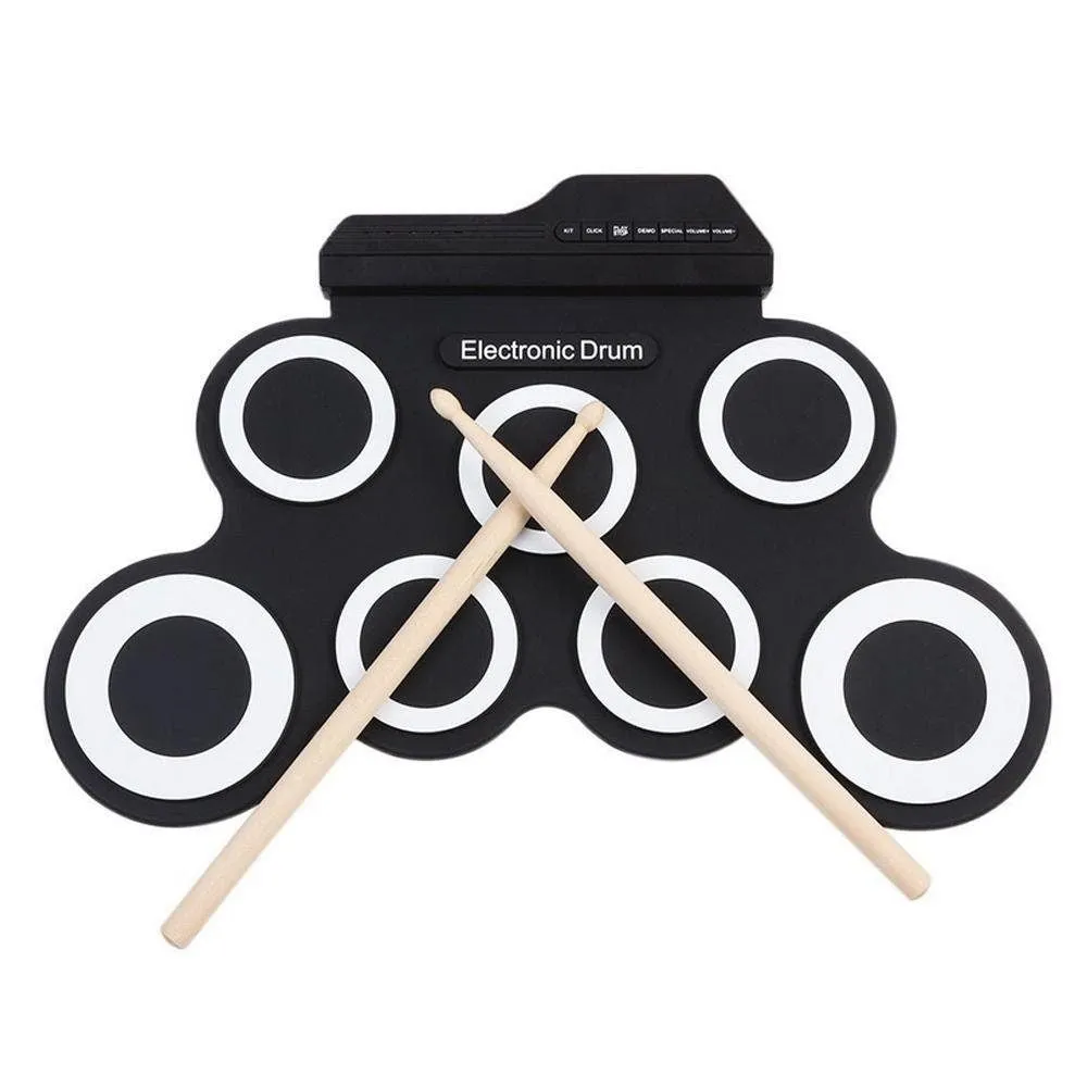 Brand New Electronic Portable Roll Up Silicone USB Drum Kit