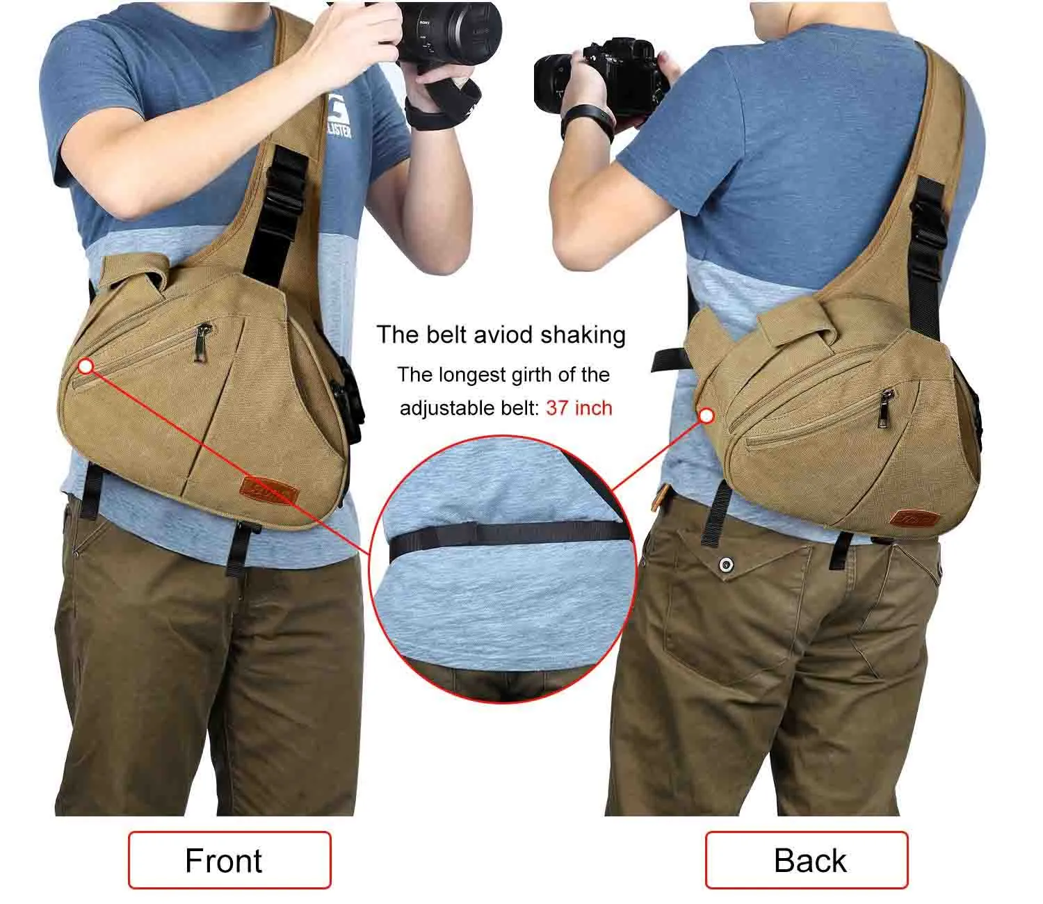 Canvas Camera Sling Bag