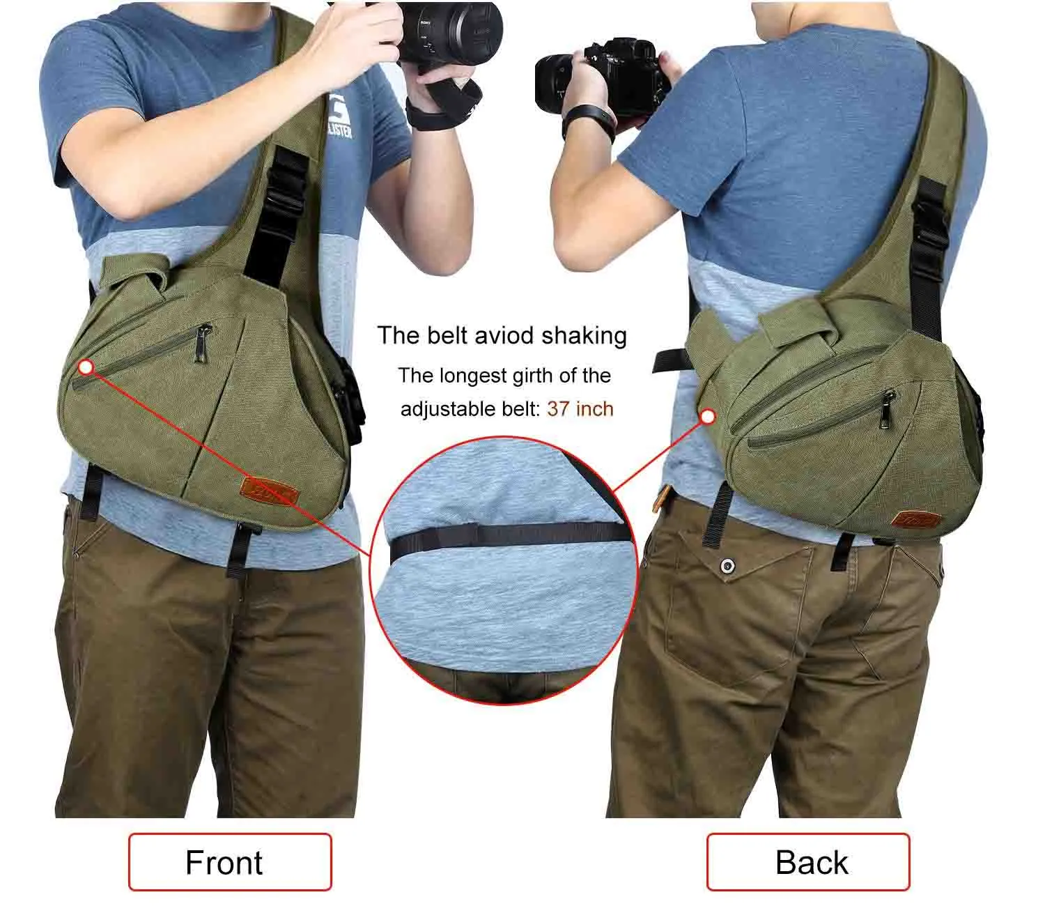 Canvas Camera Sling Bag