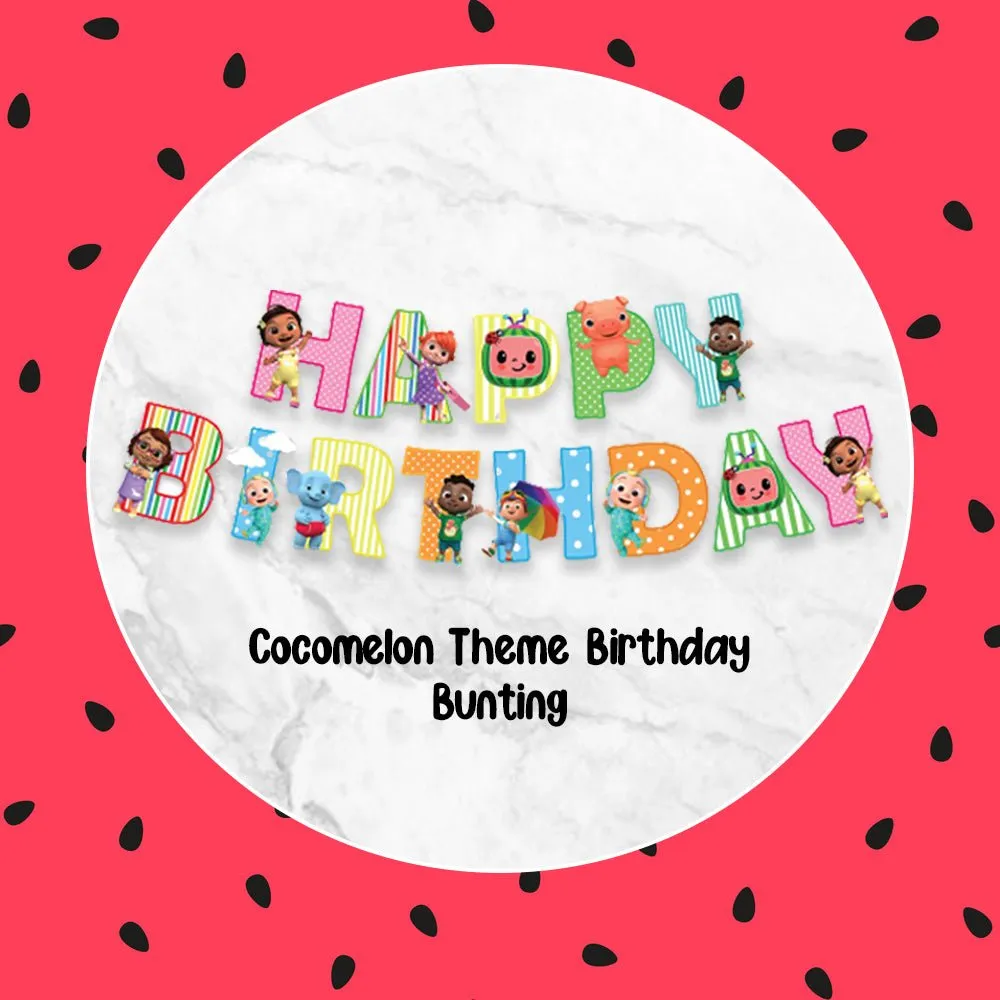 Cocomelon Birthday Decoration 57 Pcs Decoration Items for Kids Birthday