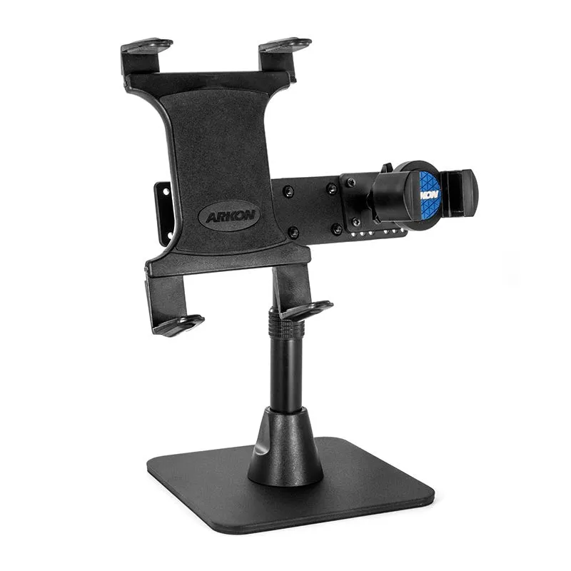 Dual Slim-Grip® Tablet Holder and RoadVise® Phone Holder with Desk Stand Mount for Side-by-Side Streaming