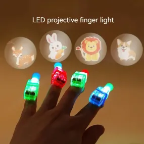 Finger Flashlight with Cartoon Projection