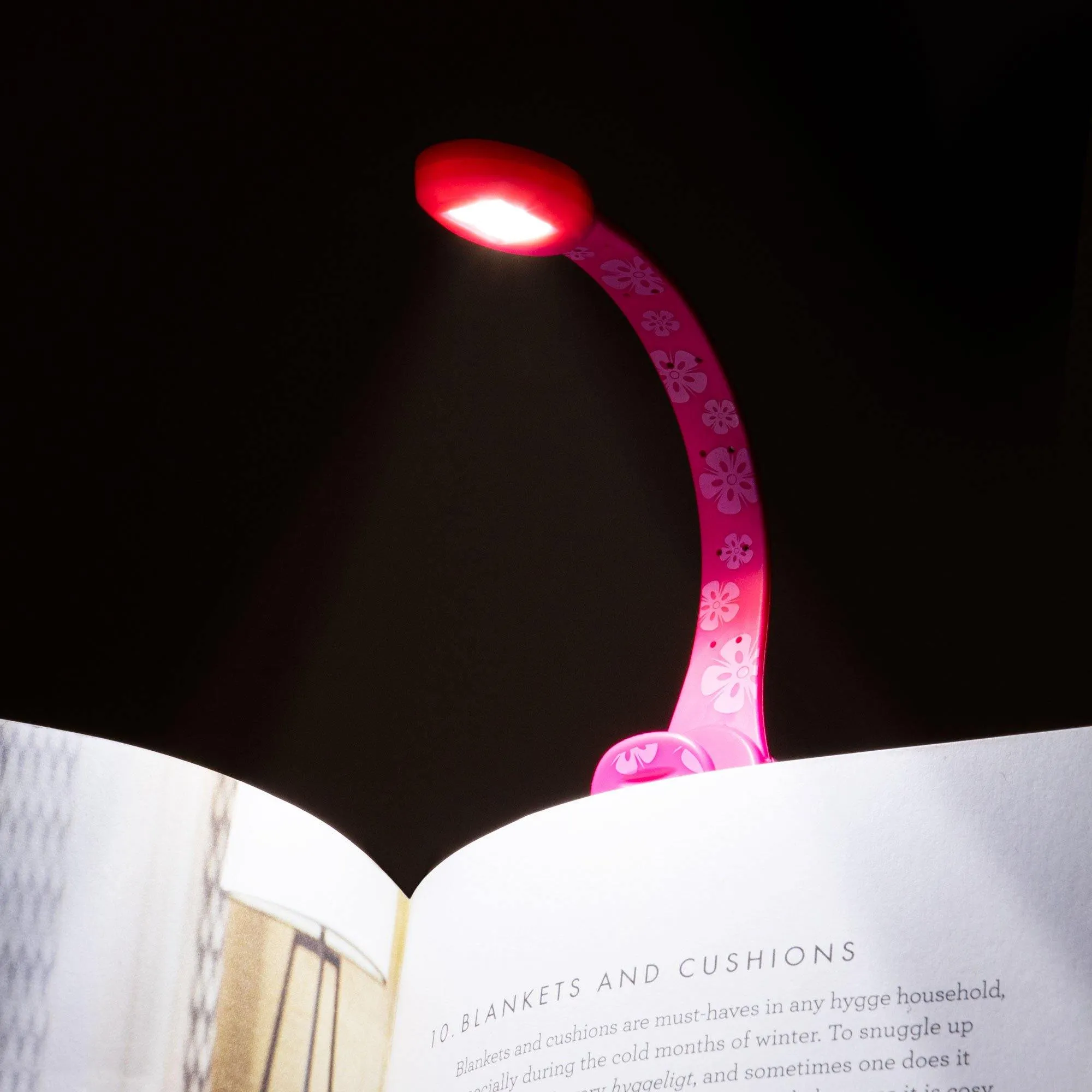 Flexilight Xtra Book Light (Pink Flowers)