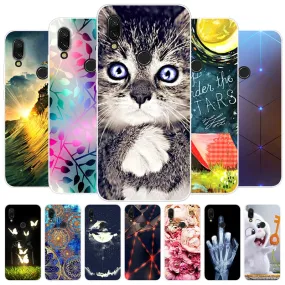 For Xiaomi Redmi 7 Case 6.26'' Soft Silicone TPU Back Cases For Xiaomi Redmi 7 Case Redmi7 Phone Cover Coque Funda On Redmi 7 Y3