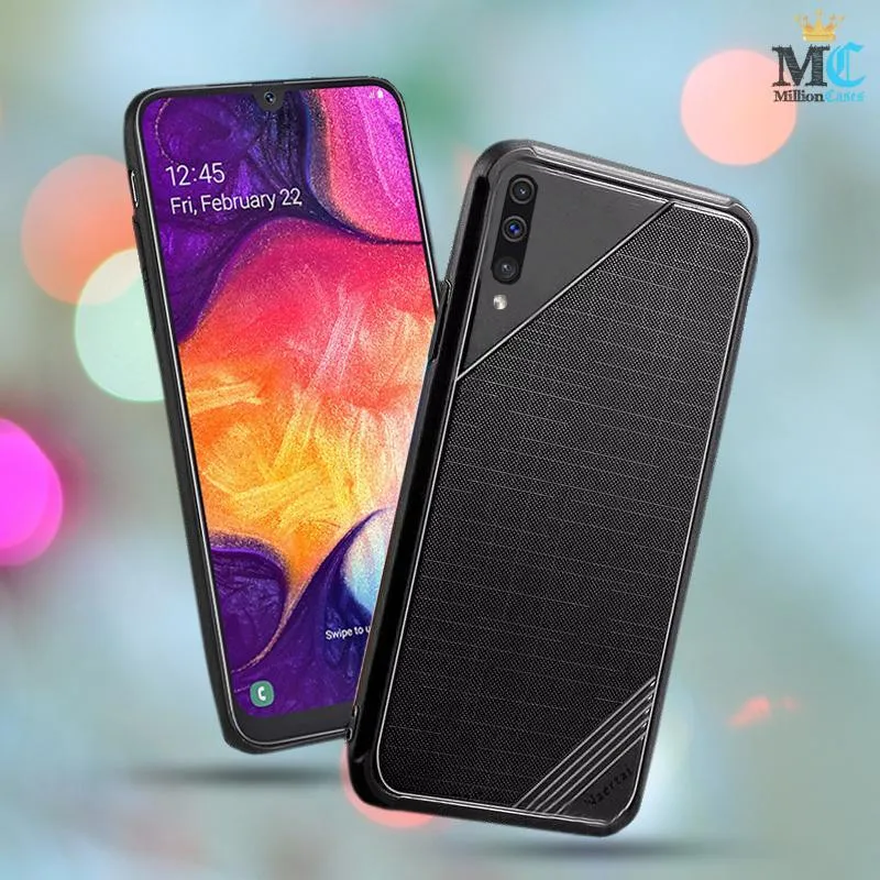 Galaxy A50 Check Pattern Soft TPU Case