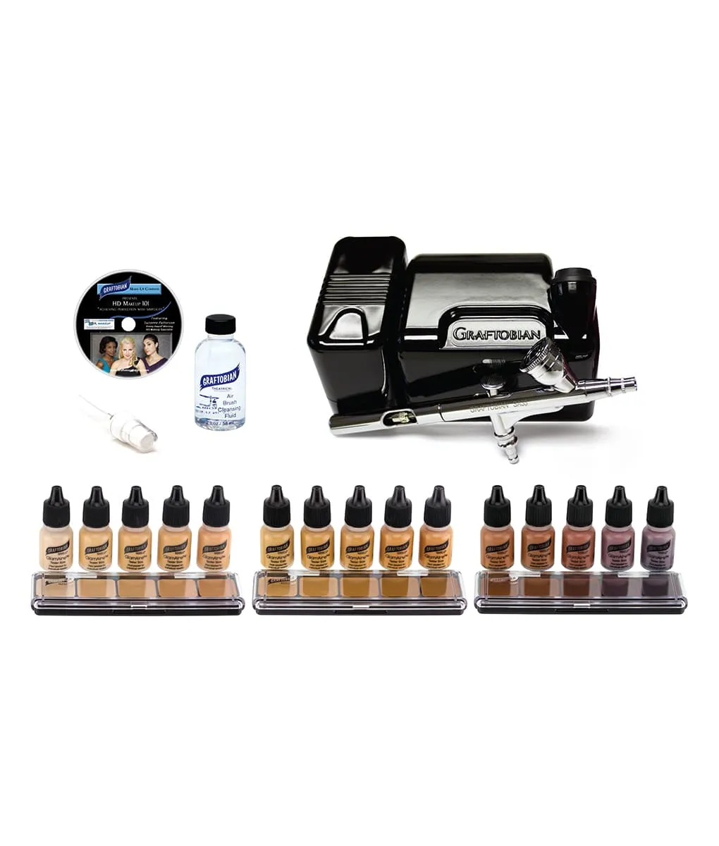 GlamAire™ Walk-Around™ Airbrush System Makeup Kit, Ultra HD Beauty