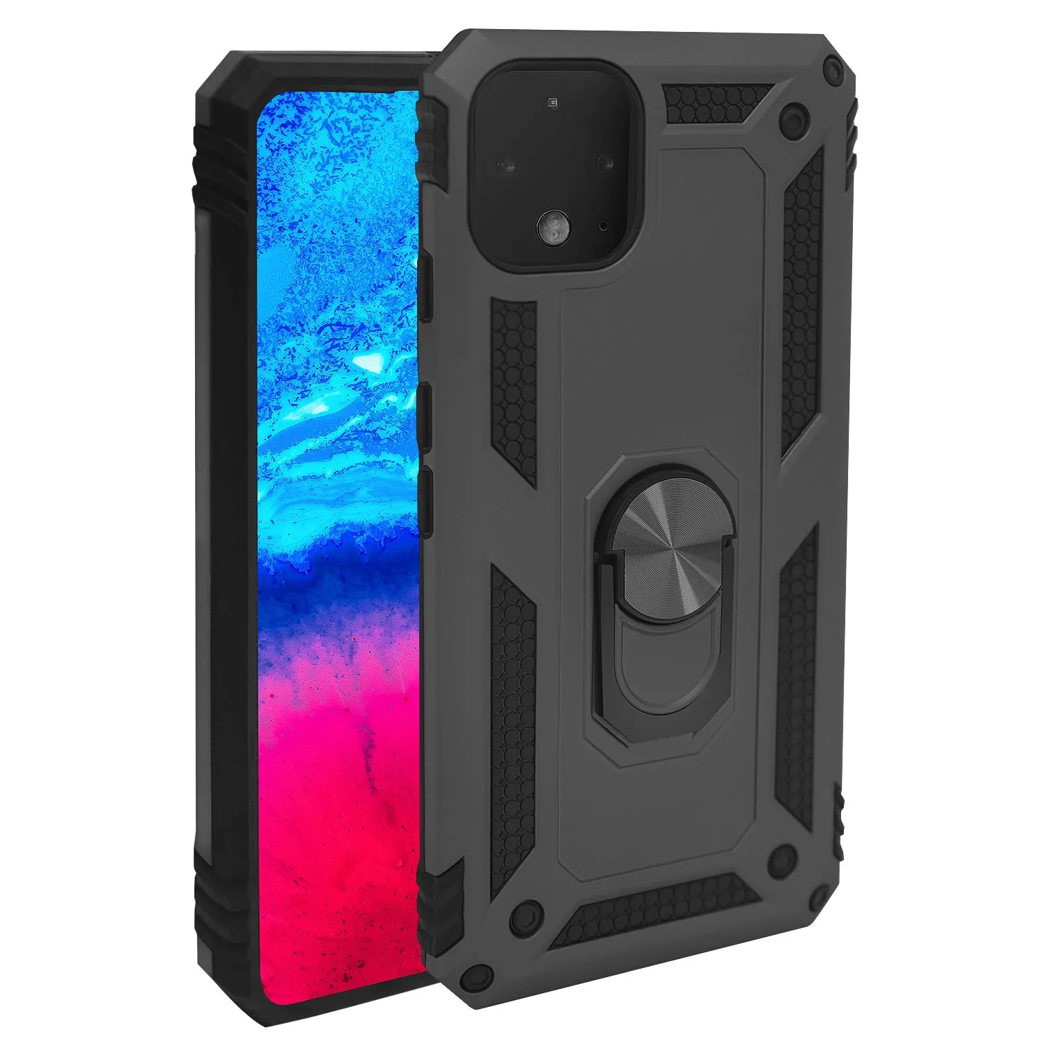 Google Pixel 4 XL Case - Heavy-Duty, Ring Holder