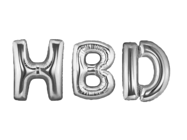 Happy Birthday Foil Balloon 16 Inches Letter