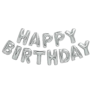 Happy Birthday Foil Balloon 16 Inches Letter