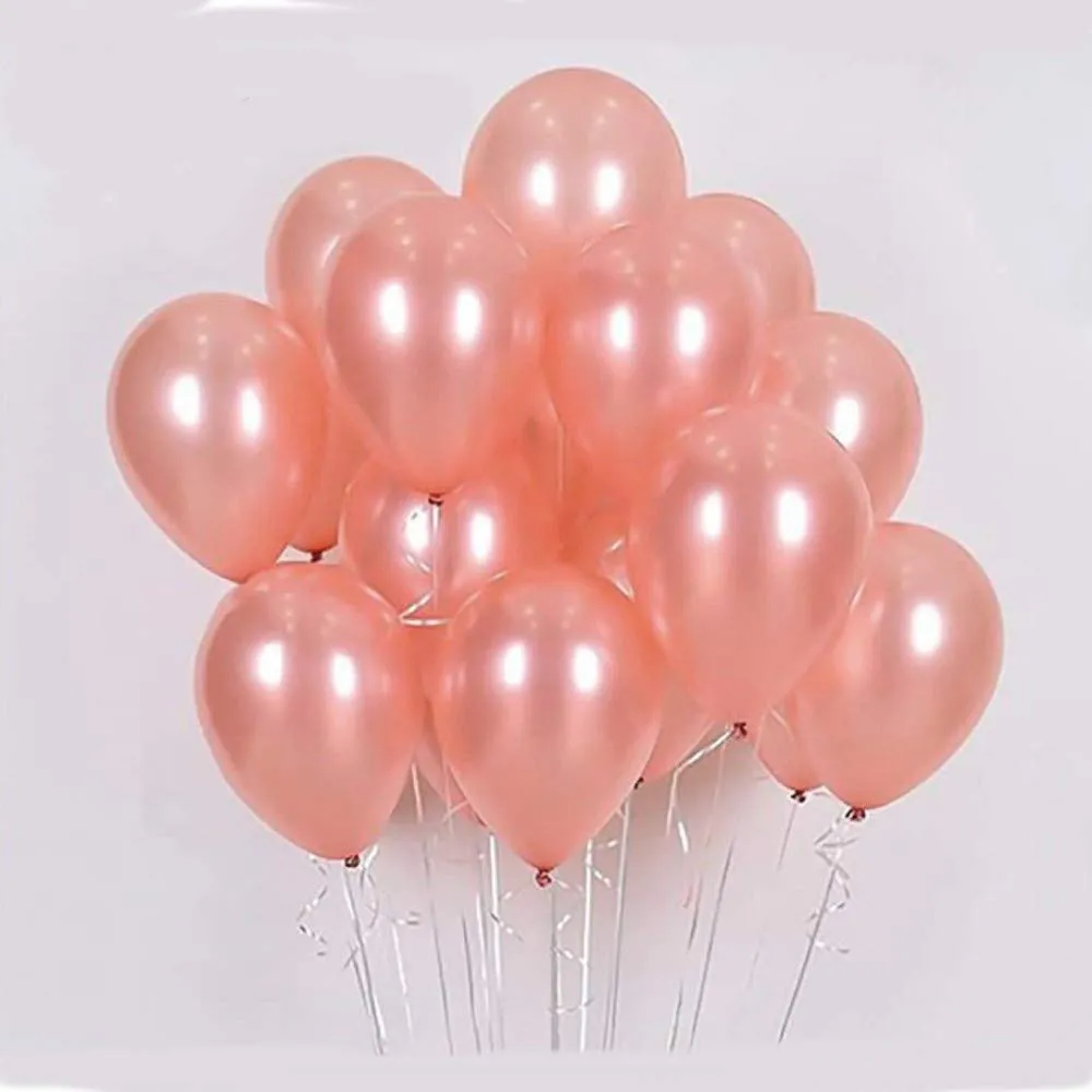 Happy Birthday Kit Rose Gold Metallic Balloons DIY Kit