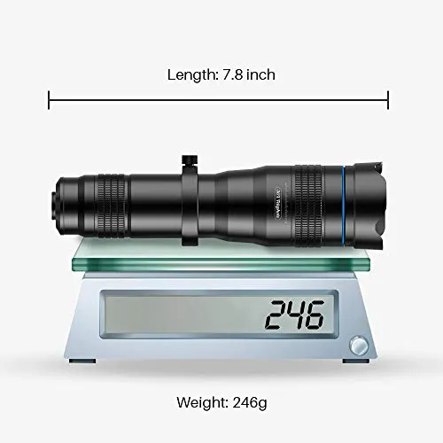 High Power 36x HD Telephoto Lens with Tripod for smart phones