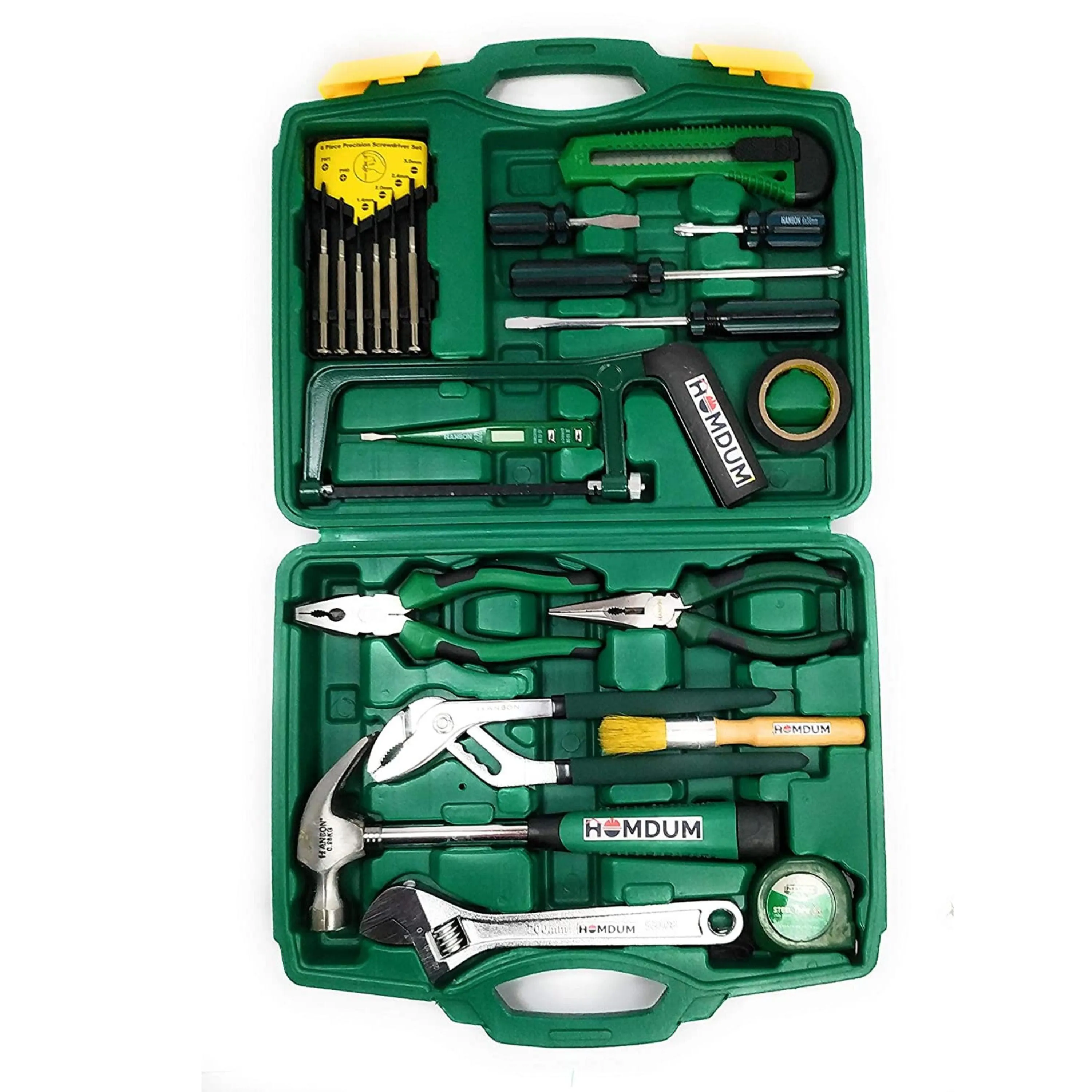 Homdum handy Tool kit, 22-Piece Home Tool Set car/Appliance Repair tool Kit 22 Pc Home Toolbox