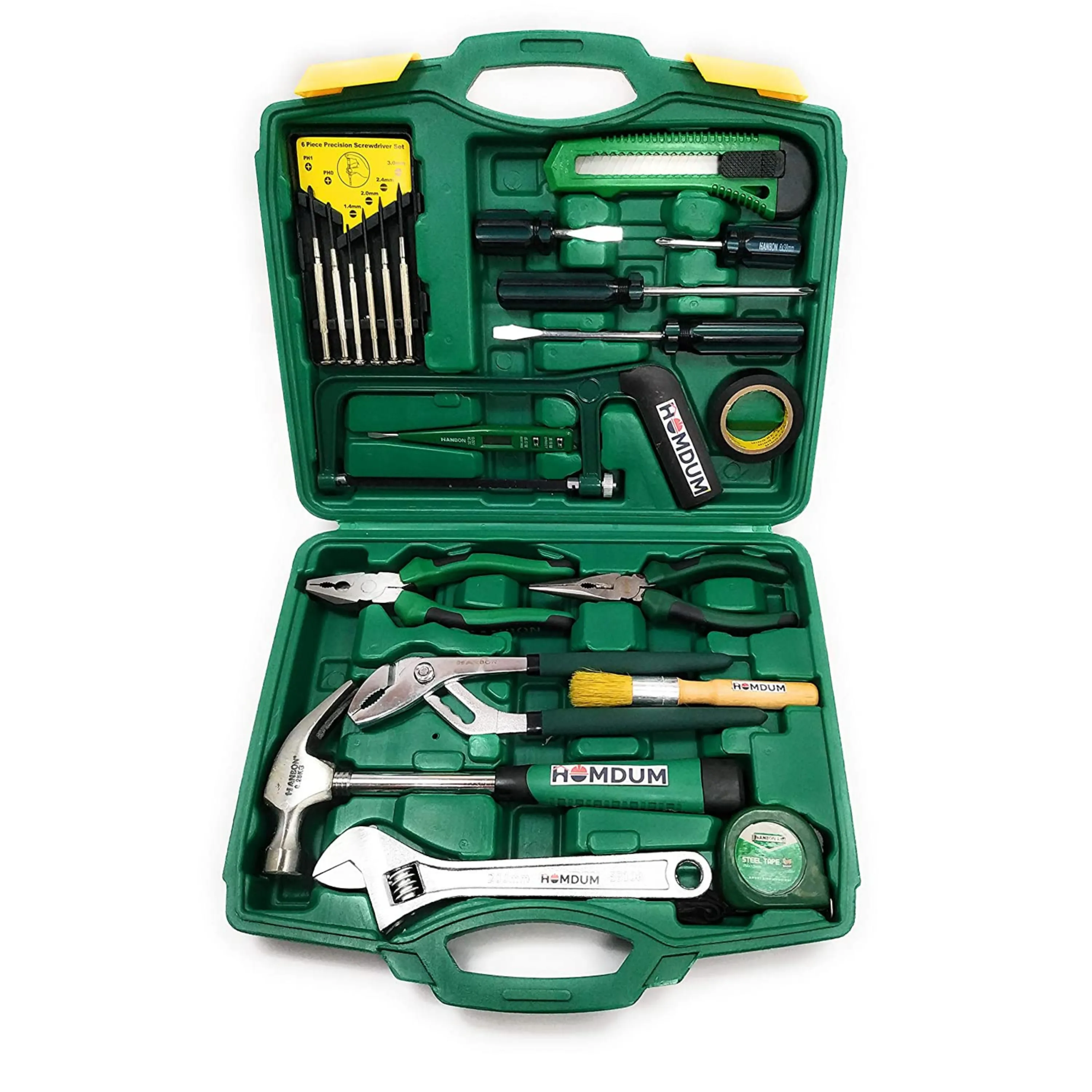 Homdum handy Tool kit, 22-Piece Home Tool Set car/Appliance Repair tool Kit 22 Pc Home Toolbox